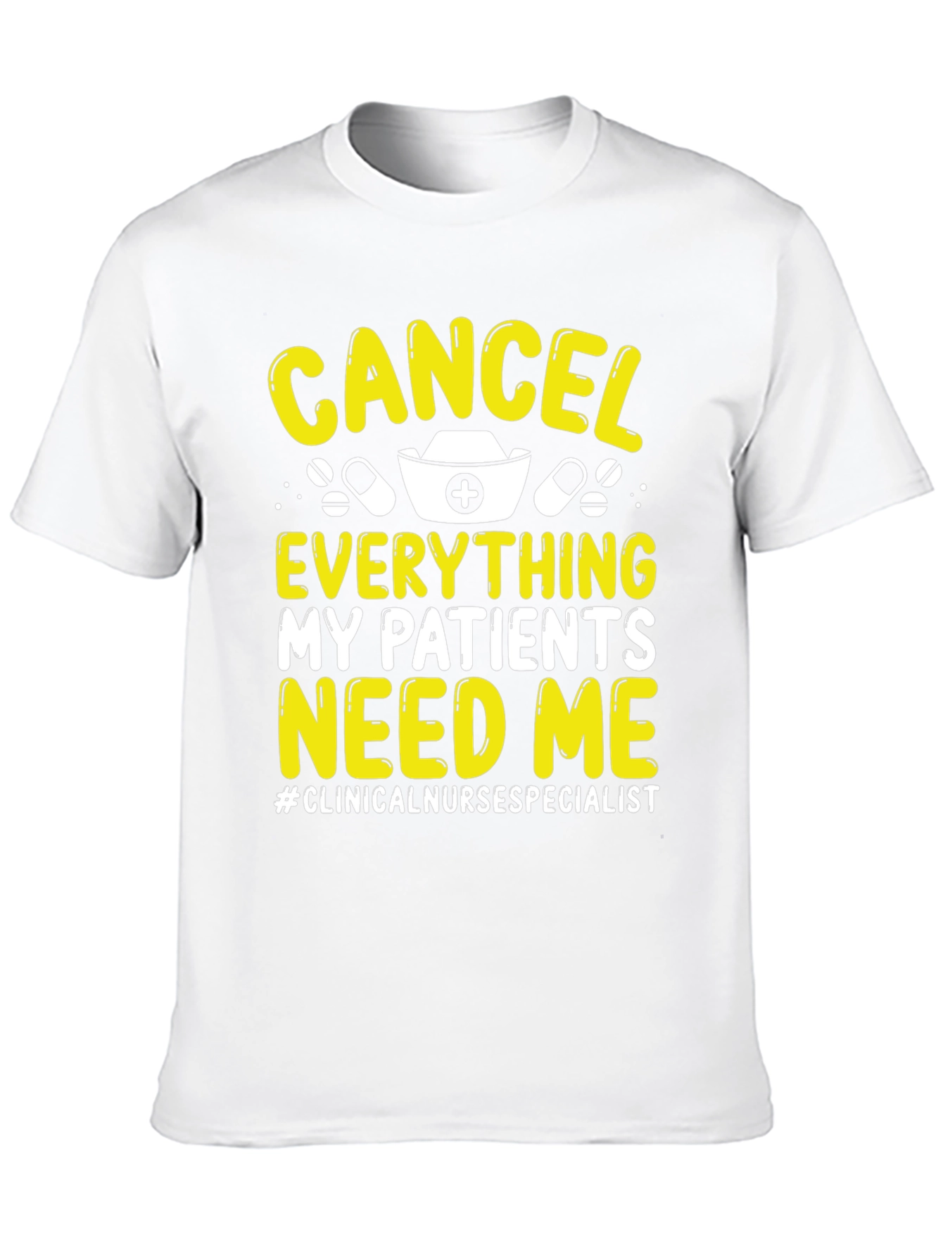 Black Cancel Everything Nurse T-Shirt view 10
