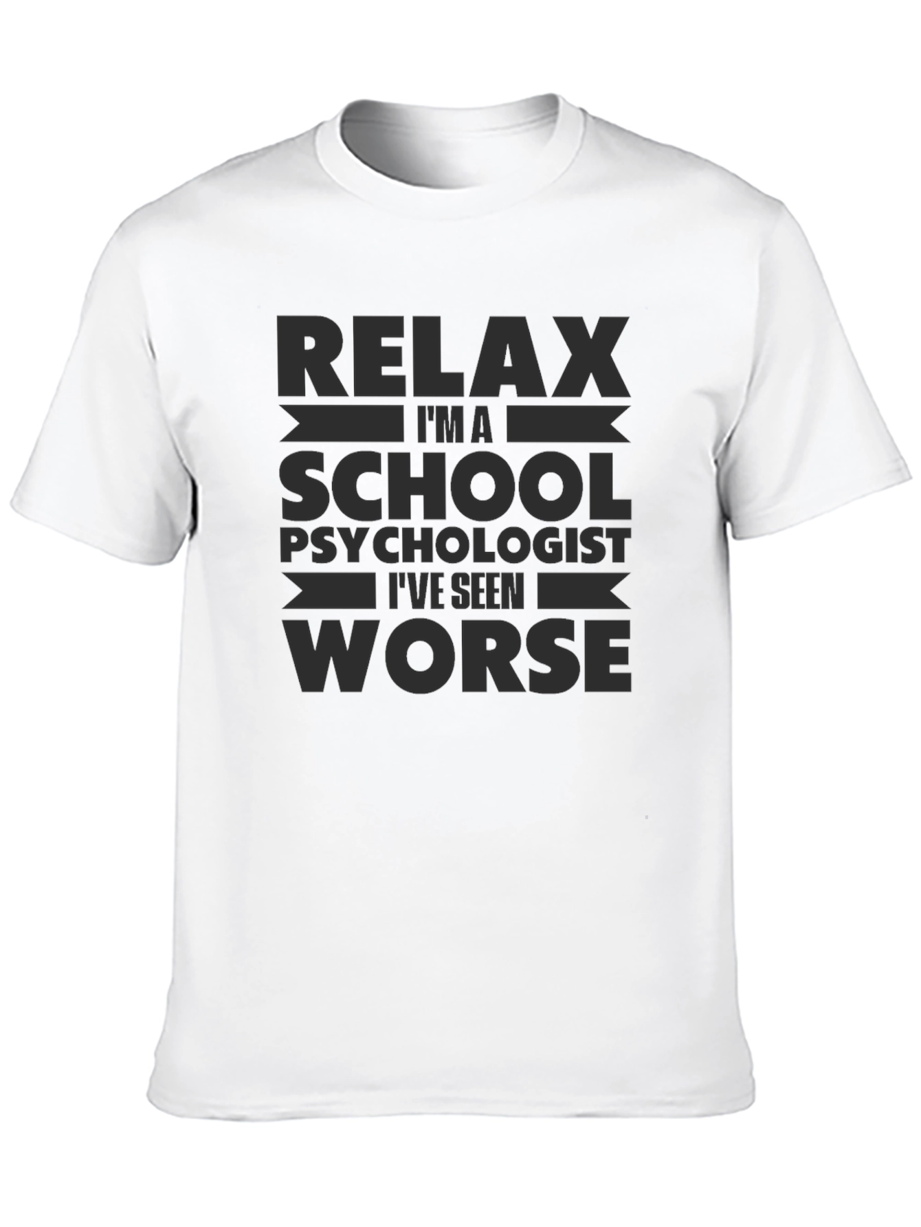 Black Relax, I'm a School Psychologist T-Shirt view 10