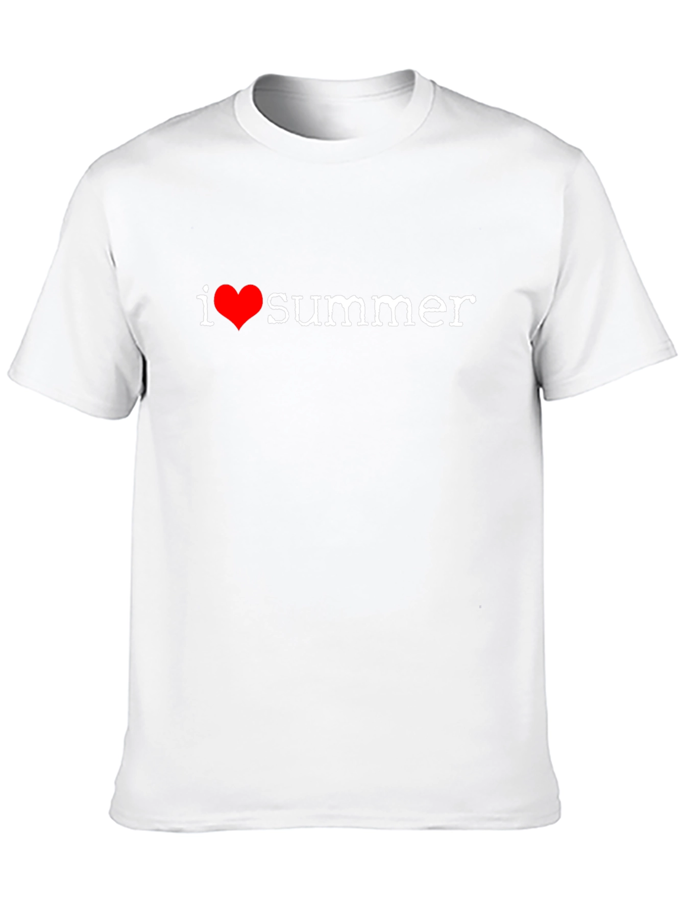 Black I Heart Summer Black T-Shirt view 10