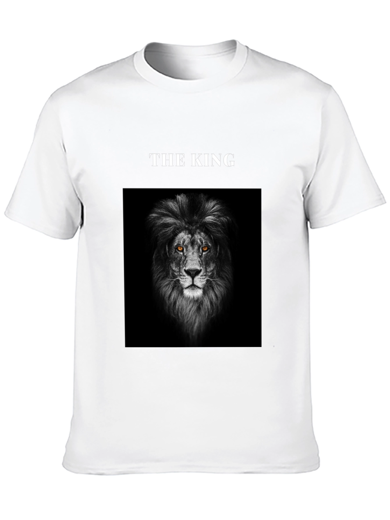 Black The King Lion Graphic Tee - Black view 10