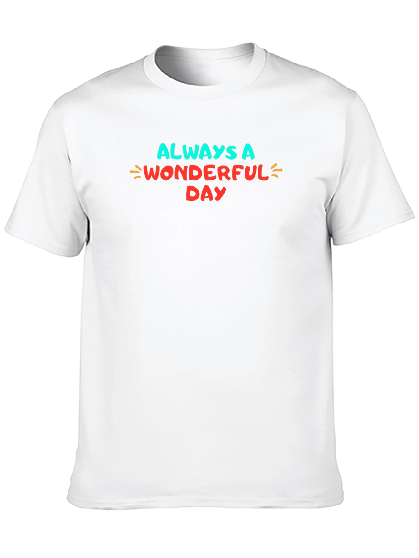Black Always a Wonderful Day Graphic Tee - Black T-Shirt view 10