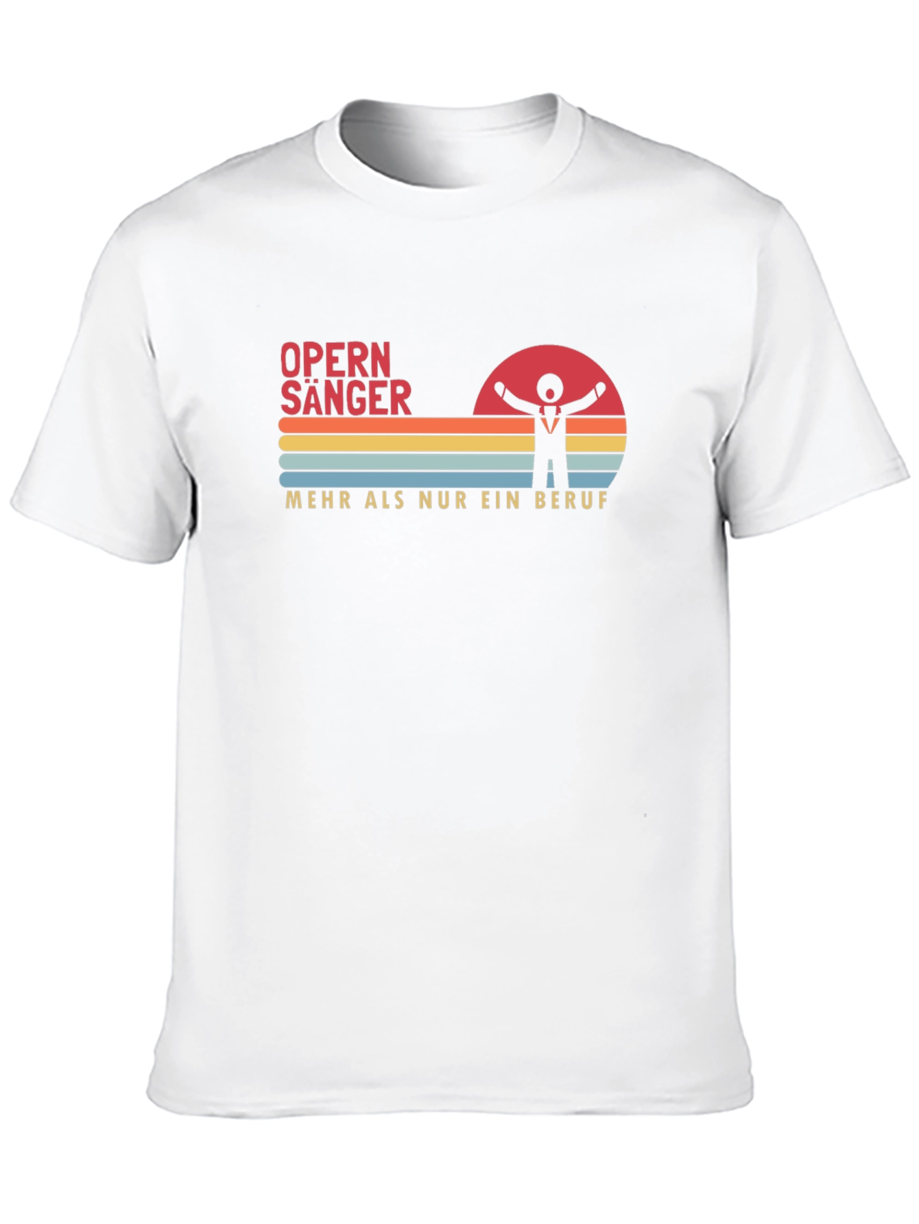 Black Opera Singer Retro T-Shirt - More Than Just a Job! view 10
