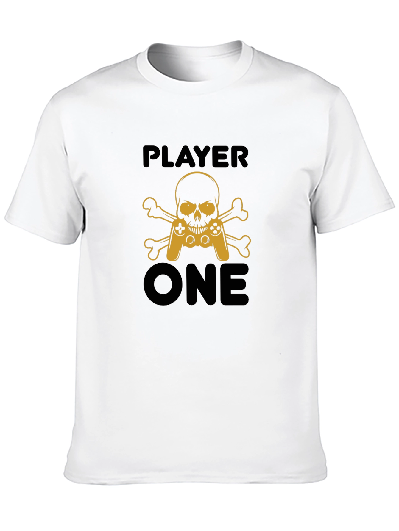 Player One Skull and Crossbones Gaming T-Shirt - 10