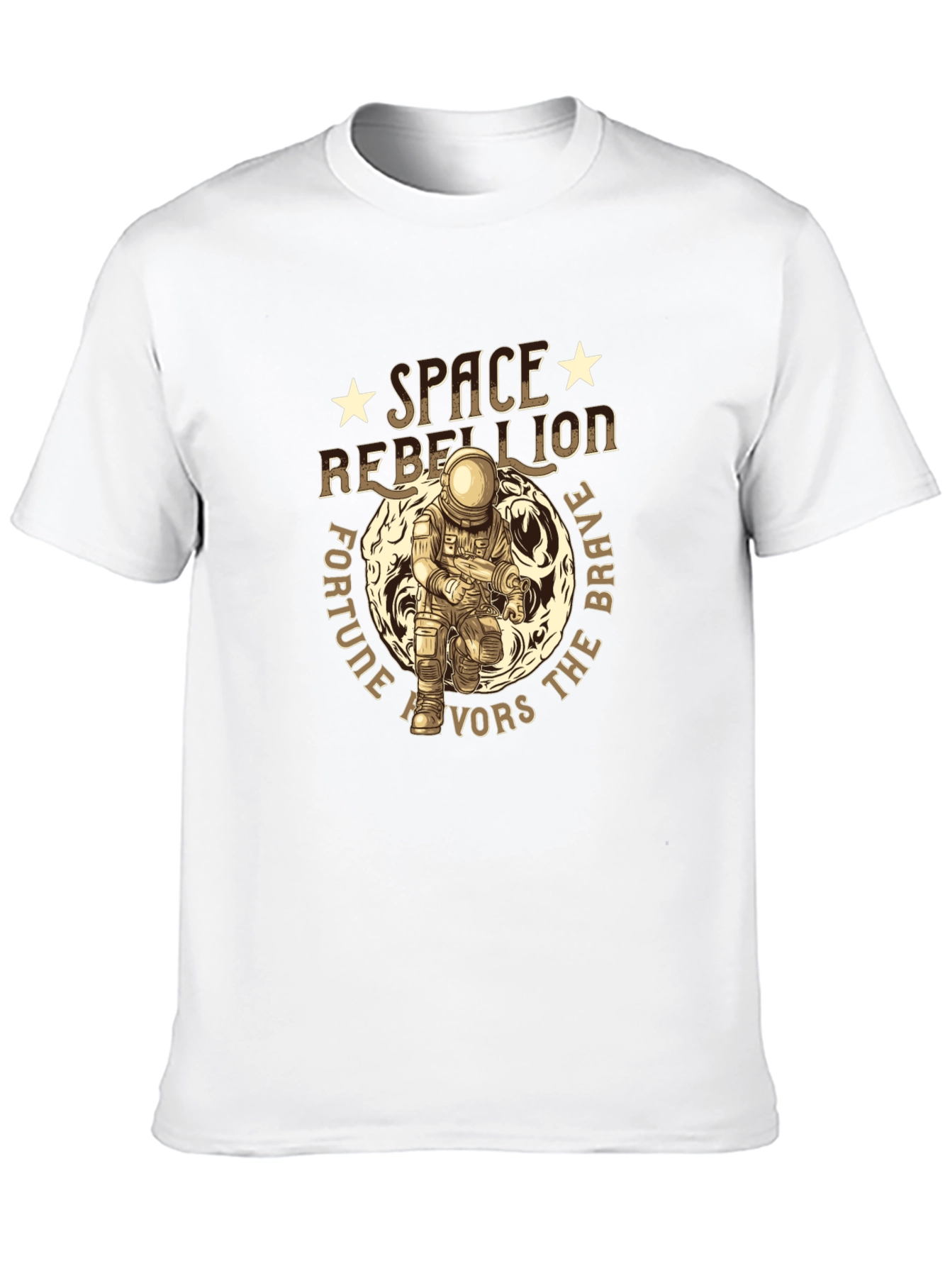 Black Space Rebellion Graphic T-Shirt view 10