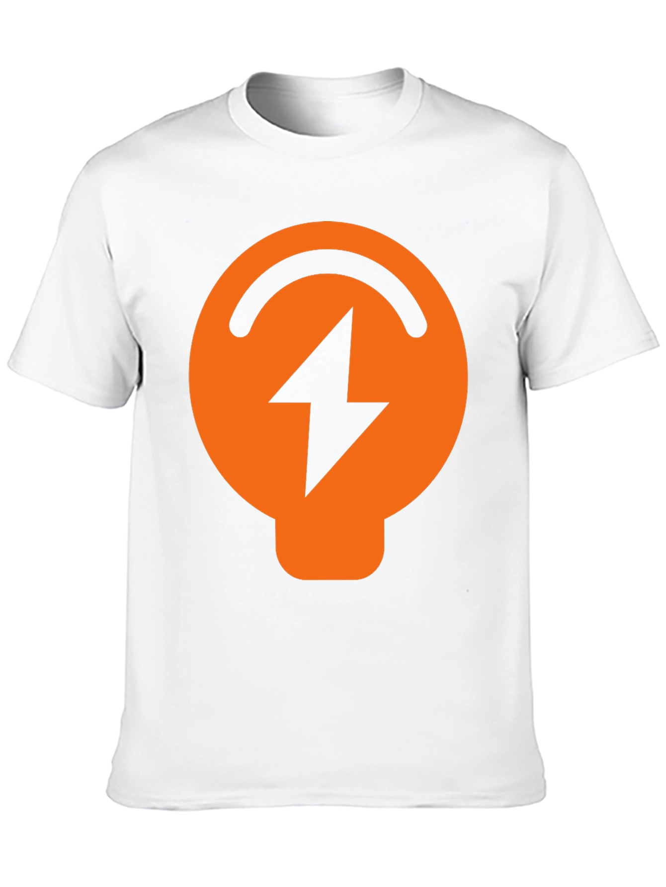 Black Electric Symbol Graphic Black T-Shirt view 10