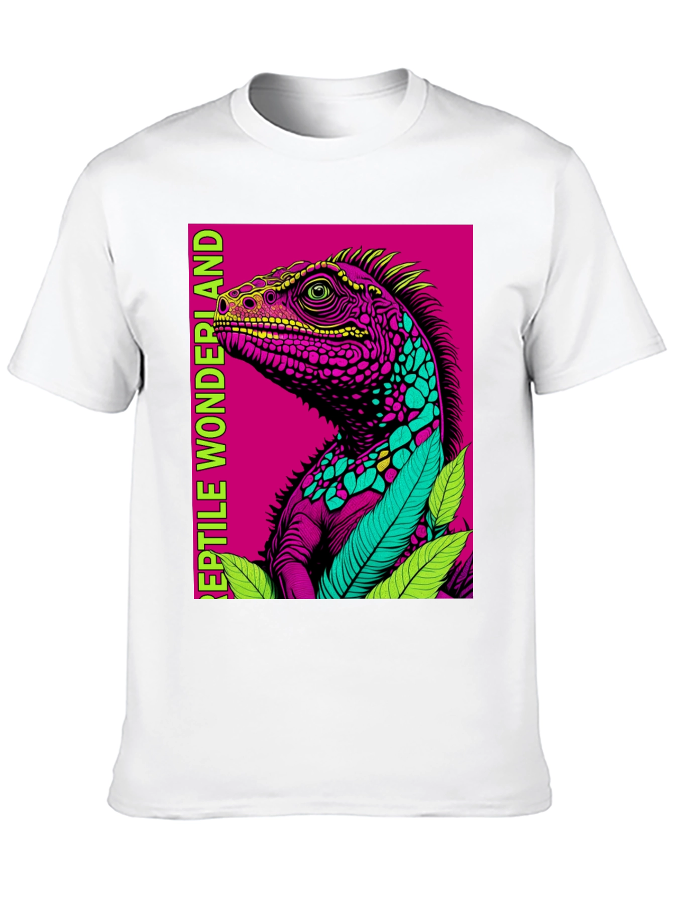 Black Reptile Wonderland Graphic Tee view 10