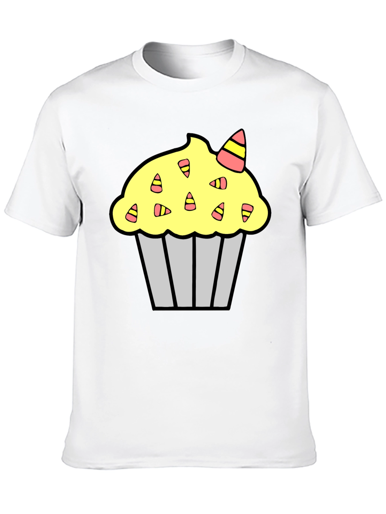 Black Cupcake Graphic T-Shirt view 10