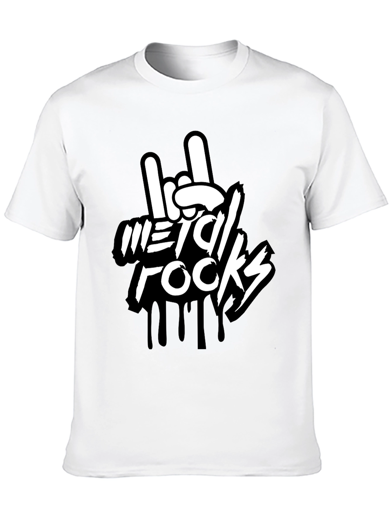 Black Metal Rocks Graphic Tee - Rock On! view 10