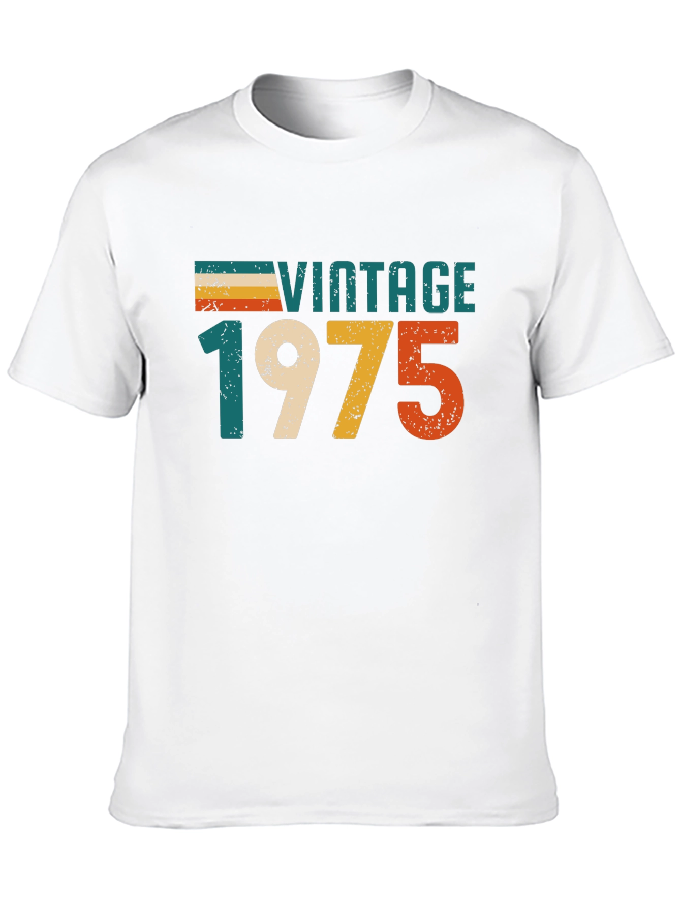 Black Vintage 1975 Retro T-Shirt view 10