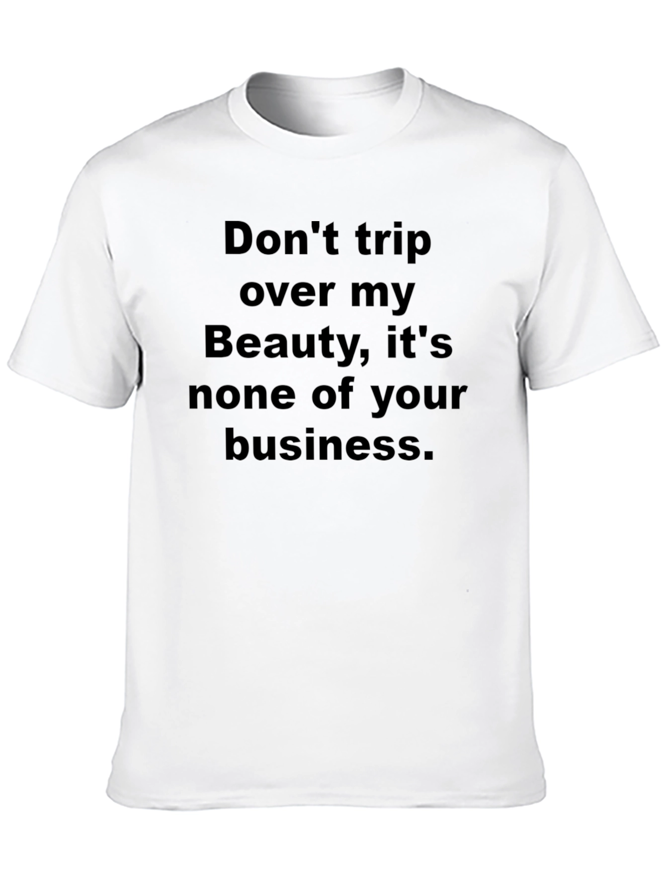 Black Funny Graphic Tee - Beauty Business T-Shirt view 10