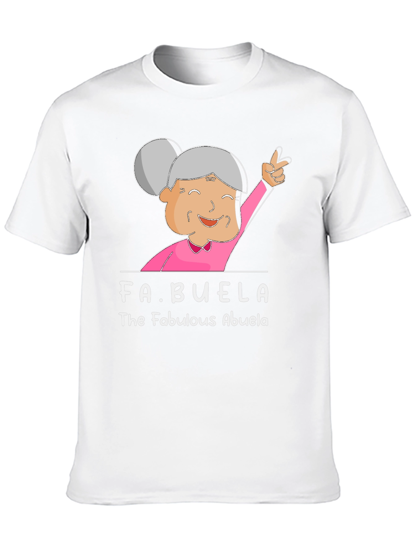 Black Fabulous Abuela T-Shirt - Grandma Humor view 10