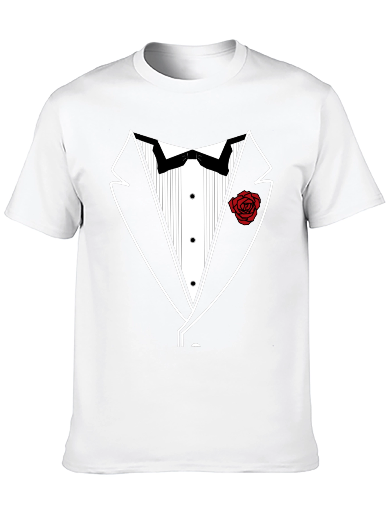 Black Tuxedo T-Shirt - Stylish Formal Wear Alternative view 10