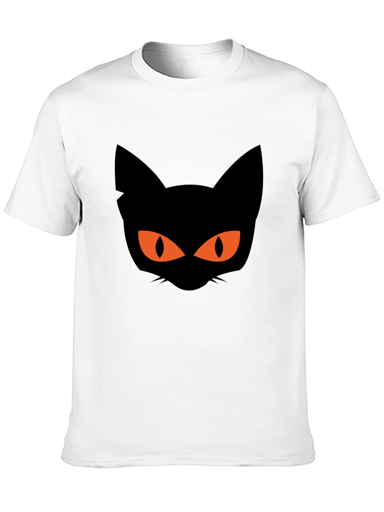 Black Black Cat Graphic Tee Halloween Shirt view 10