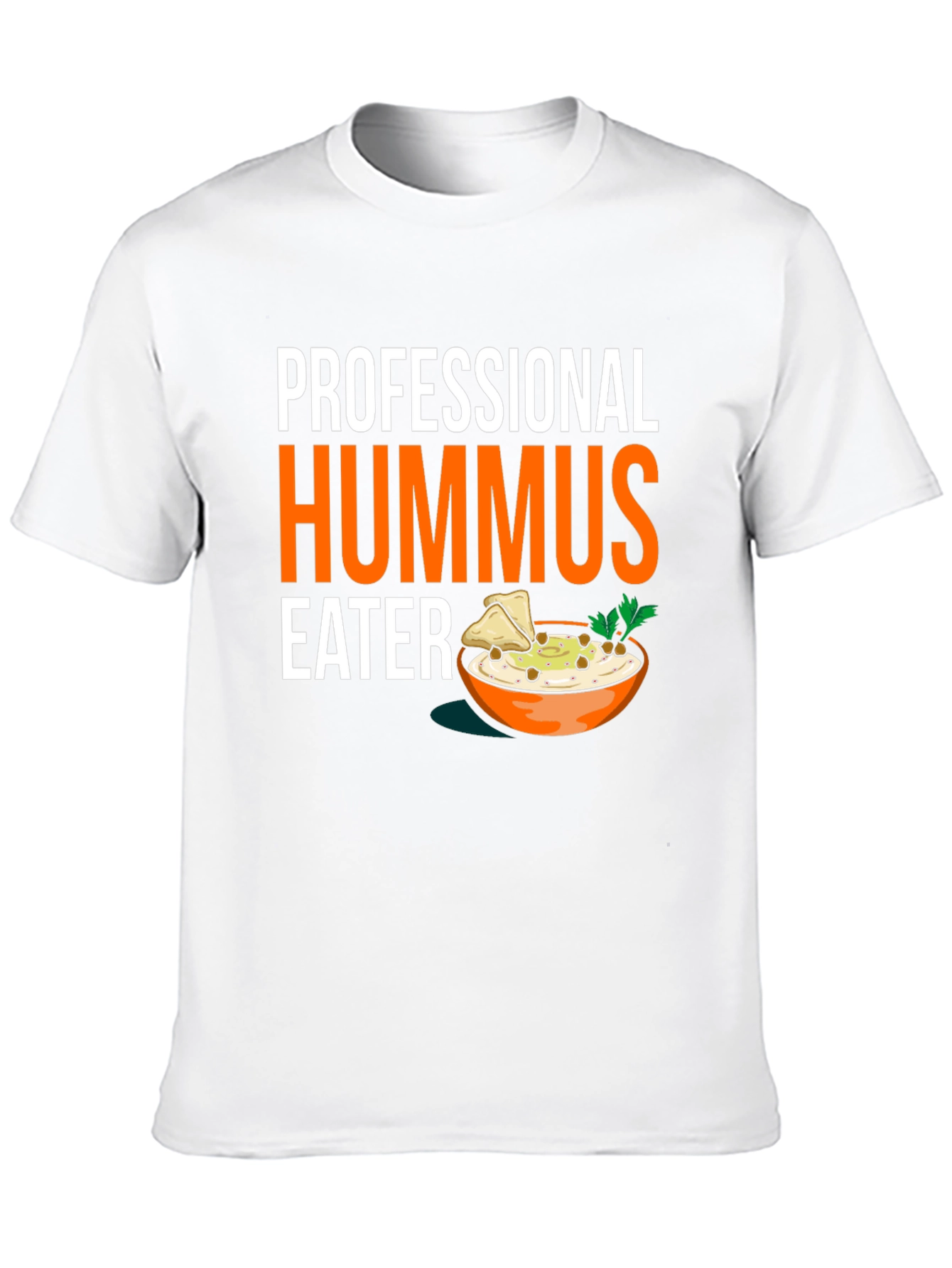 Black Professional Hummus Eater Graphic Tee view 10