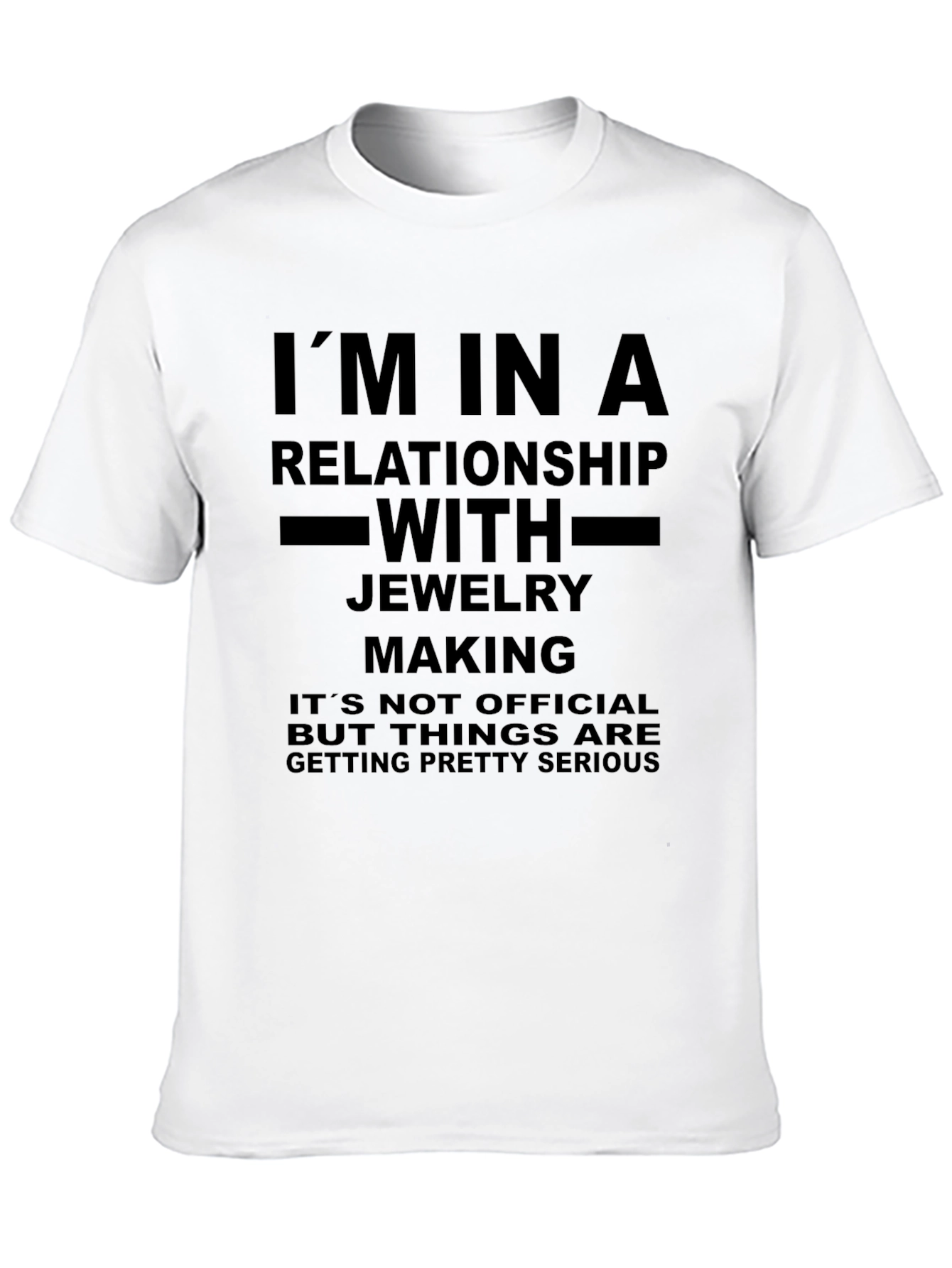Black Jewelry Making Relationship Graphic T-Shirt view 10