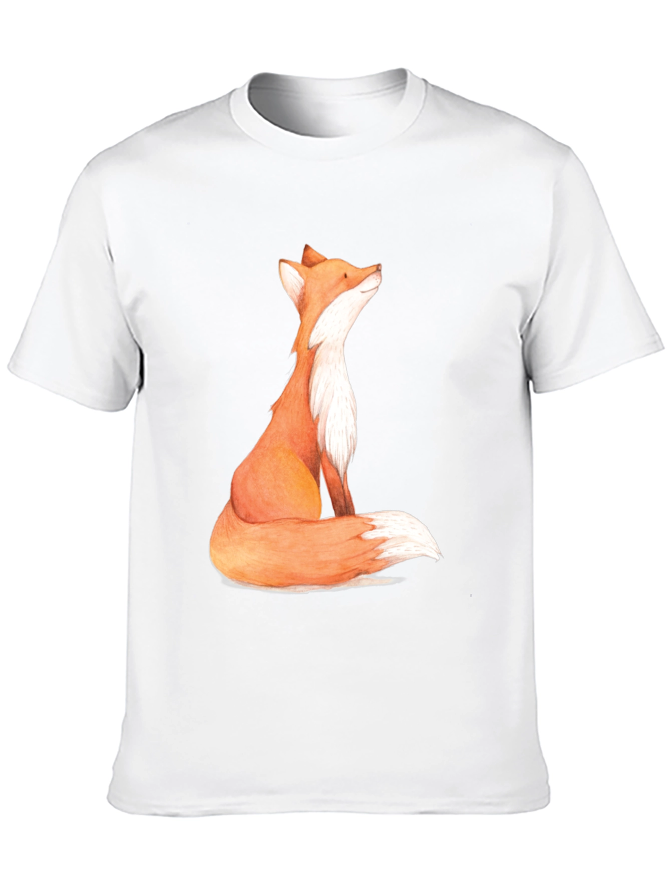 Black Fox Graphic Print Men's T-Shirt view 10