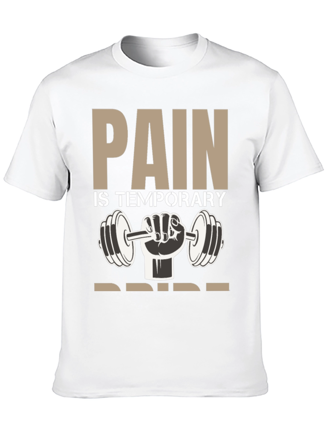 Black Pain is Temporary Pride T-Shirt Gym Workout Motivation view 10