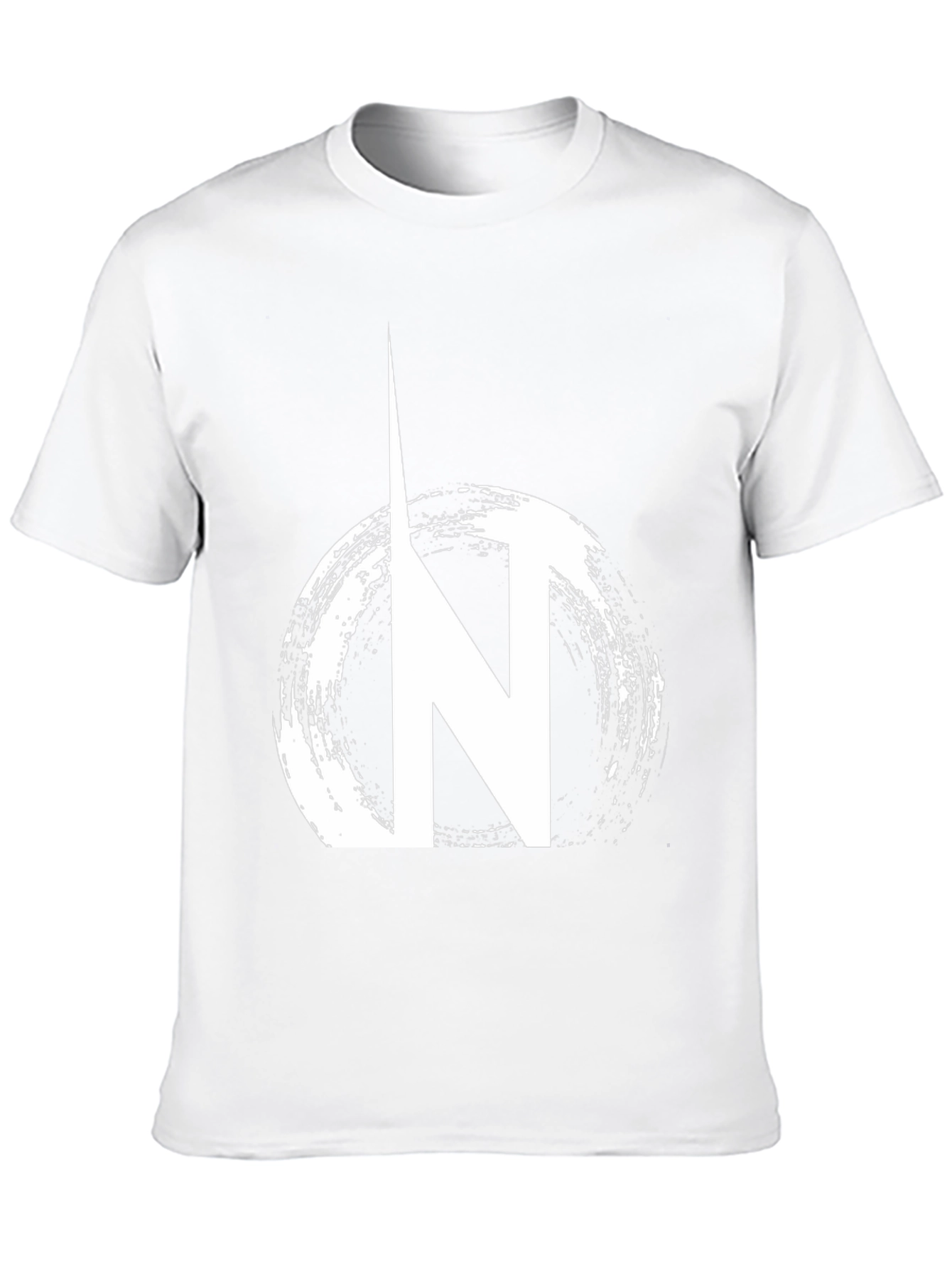 Black Black Graphic Tee: 'N' Circle Design, Casual Wear view 10