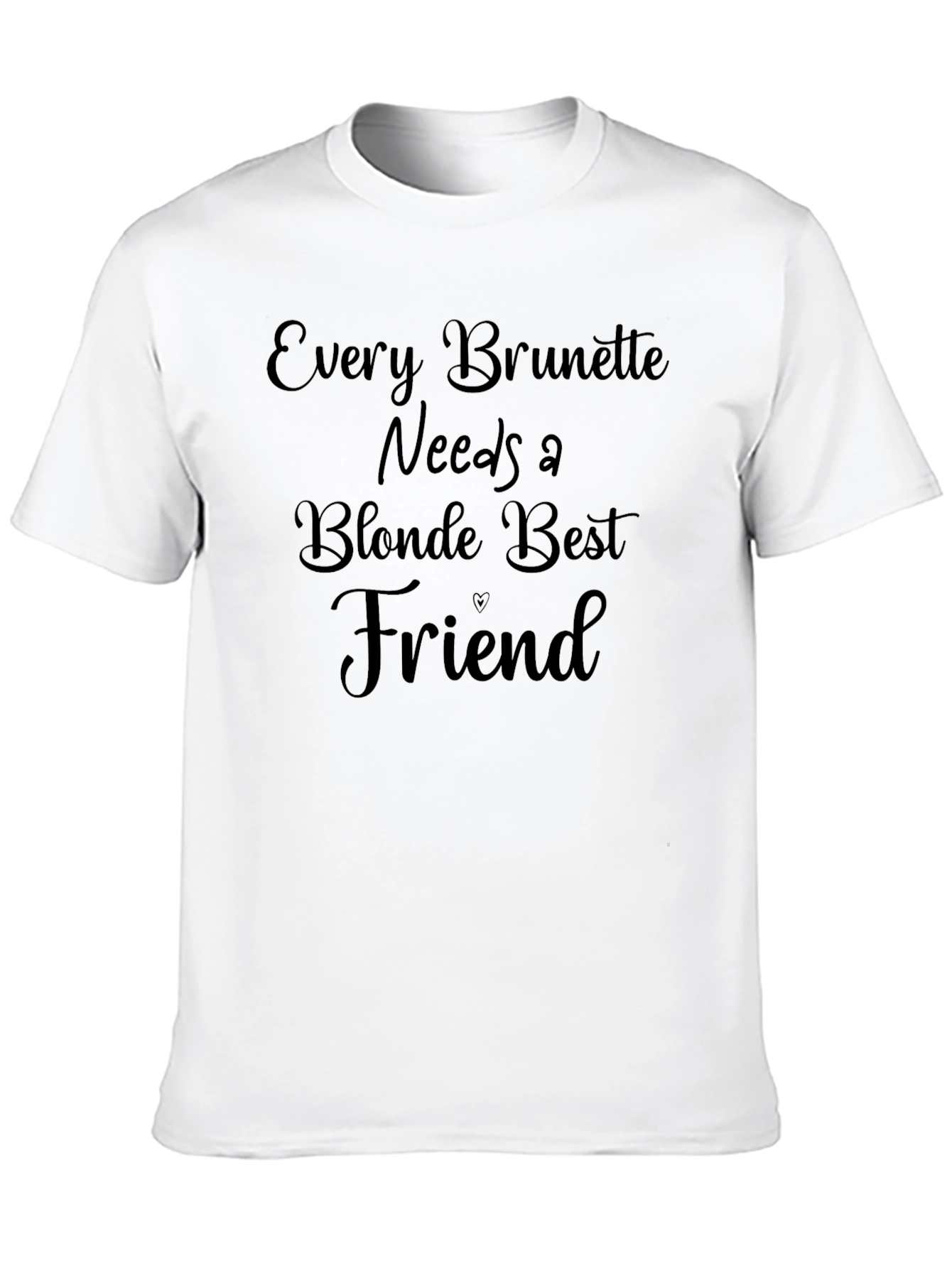 Black Brunette Blonde Best Friend T-Shirt view 10