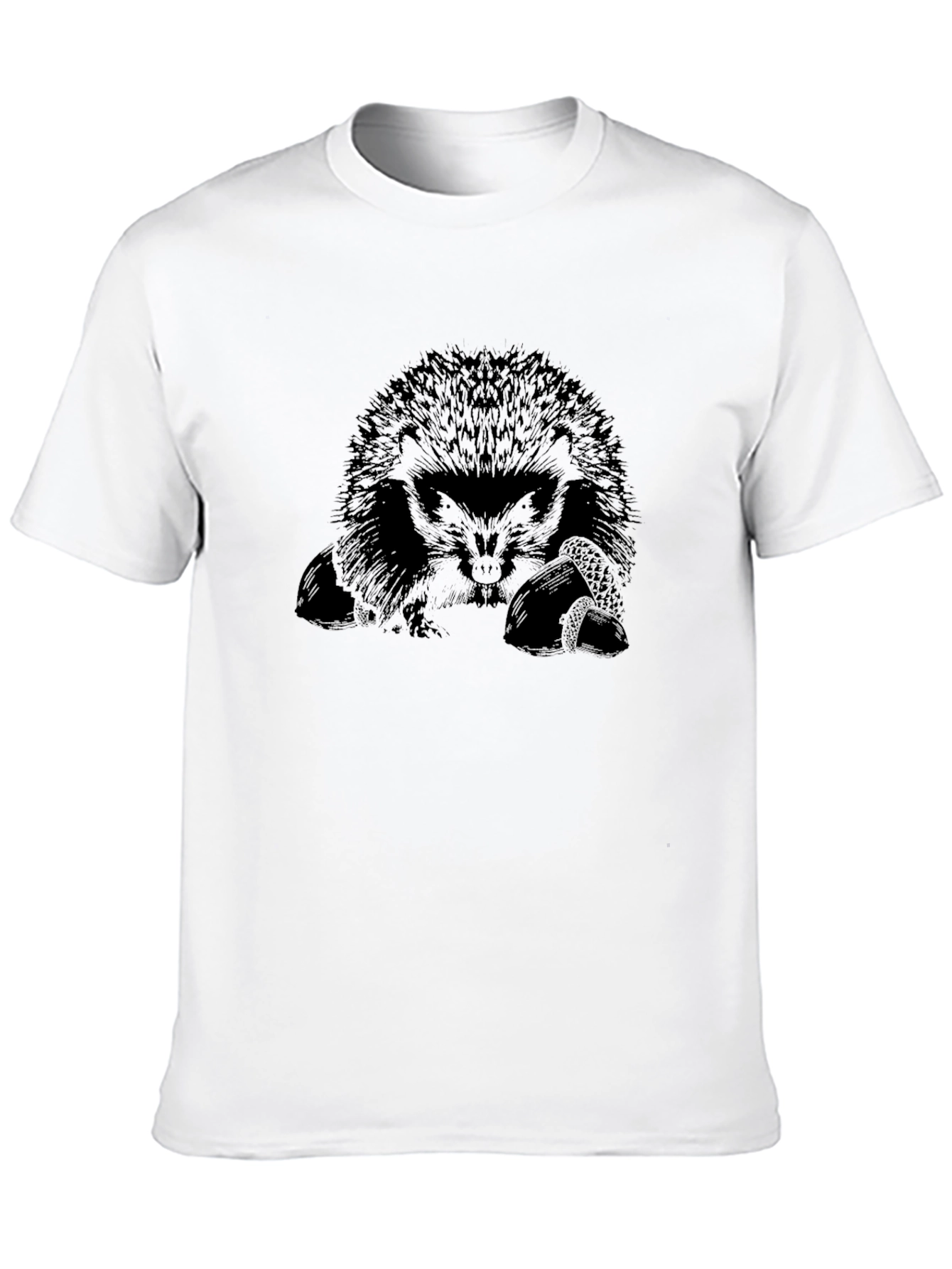 Black Black Hedgehog Graphic Tee view 10