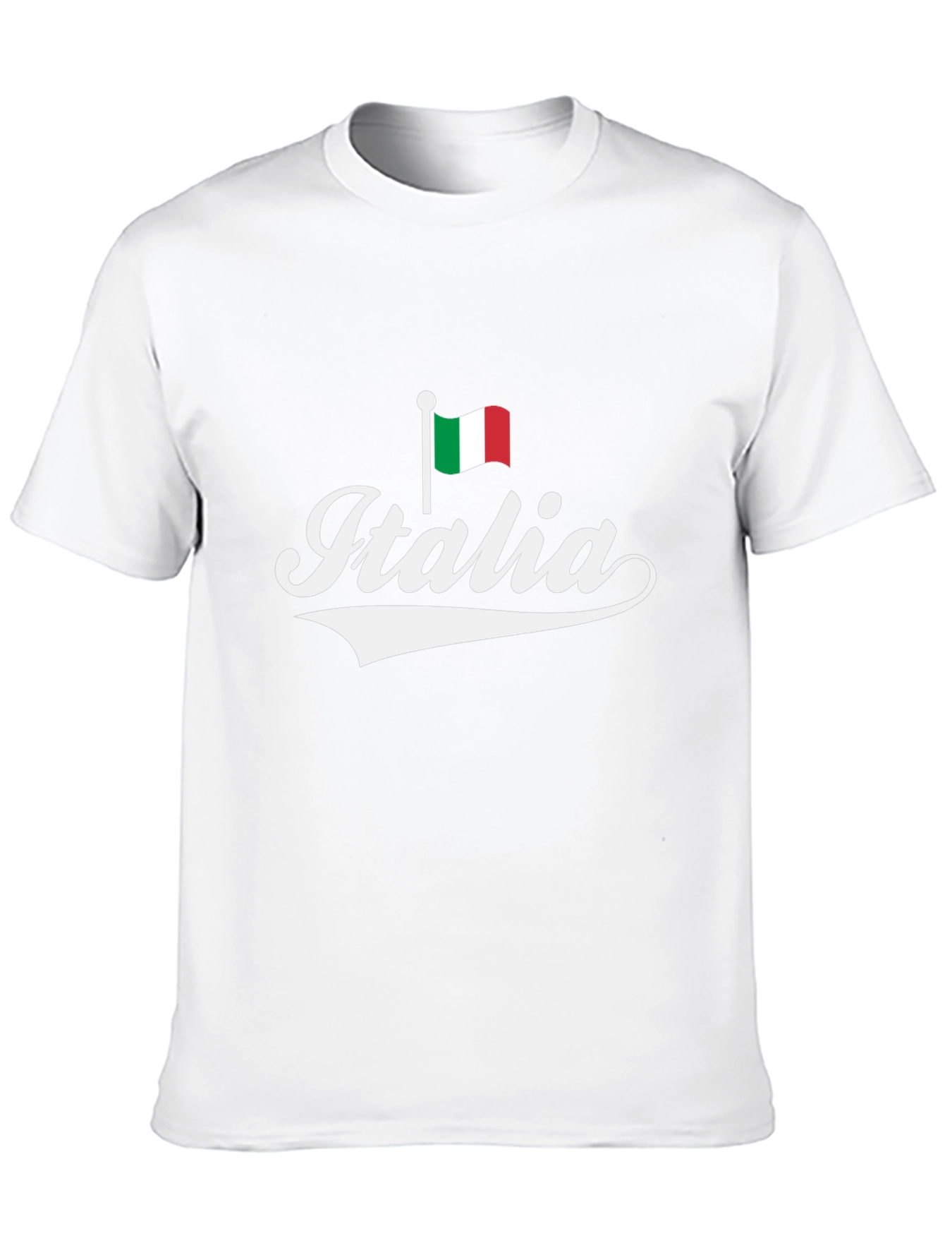 Black Italia Flag Graphic T-Shirt - Italy Pride Tee view 10