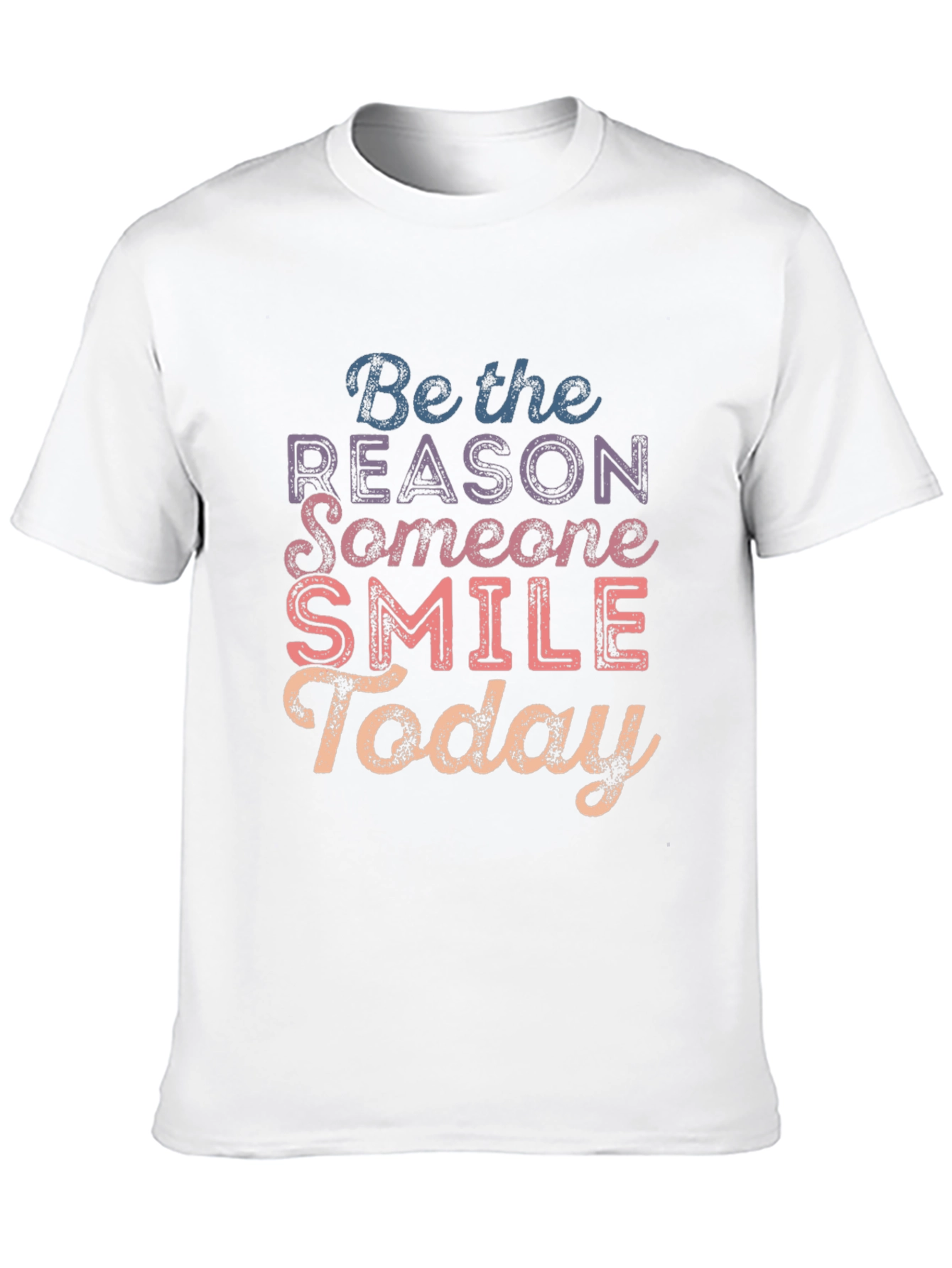 Black Be the Reason Smile Today T-Shirt view 10