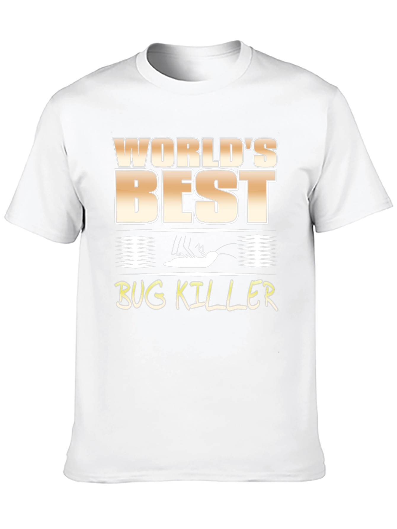 Black World's Best Bug Killer Graphic T-Shirt view 10