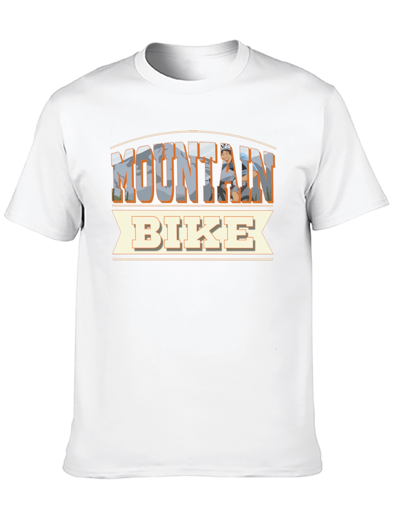 Black Mountain Bike T-Shirt - Outdoor Adventure Design view 10