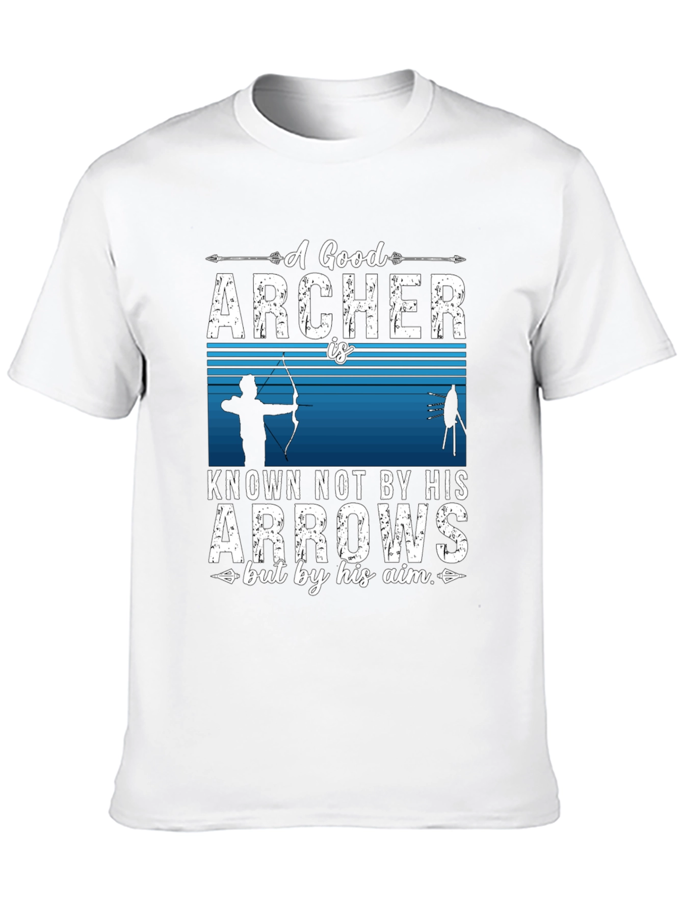 Black Archer Graphic T-Shirt - Aim for Success view 10