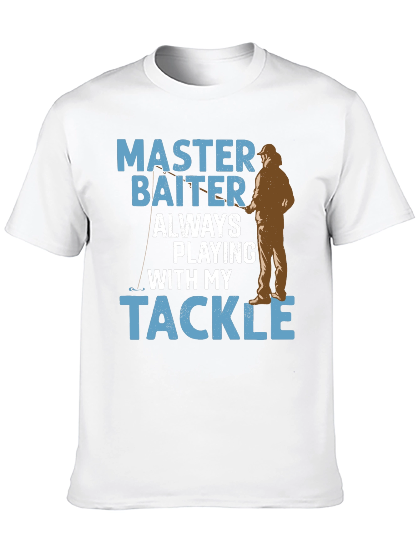 Black Master Baiter Fishing T-Shirt view 10