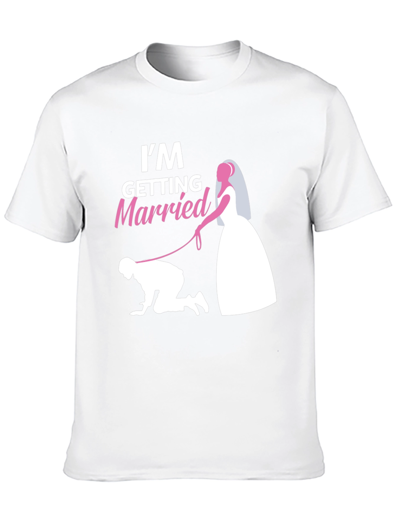 Black Humorous "I'm Getting Married" Graphic T-Shirt view 10