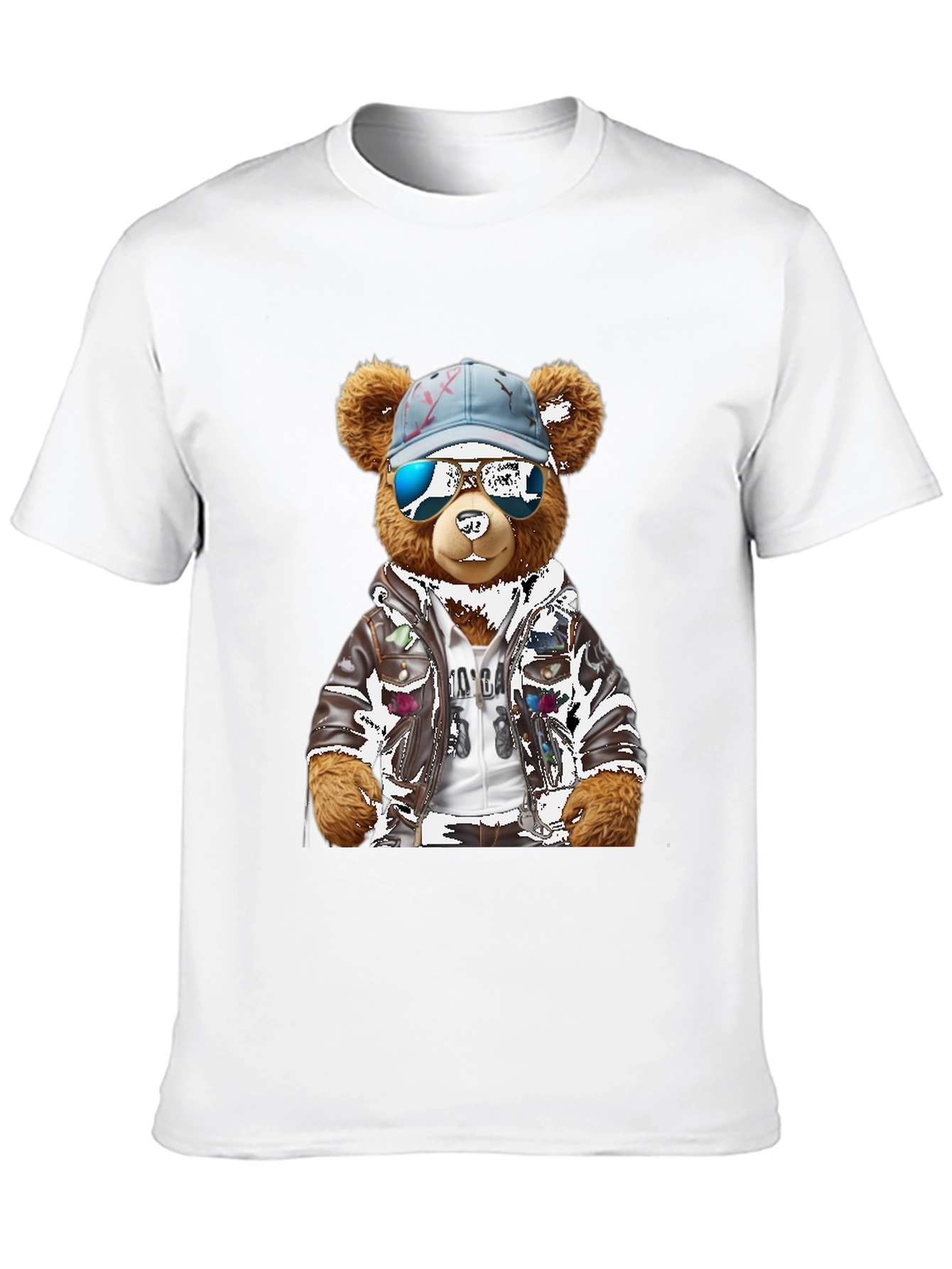 Black Cool Bear Graphic T-Shirt view 10