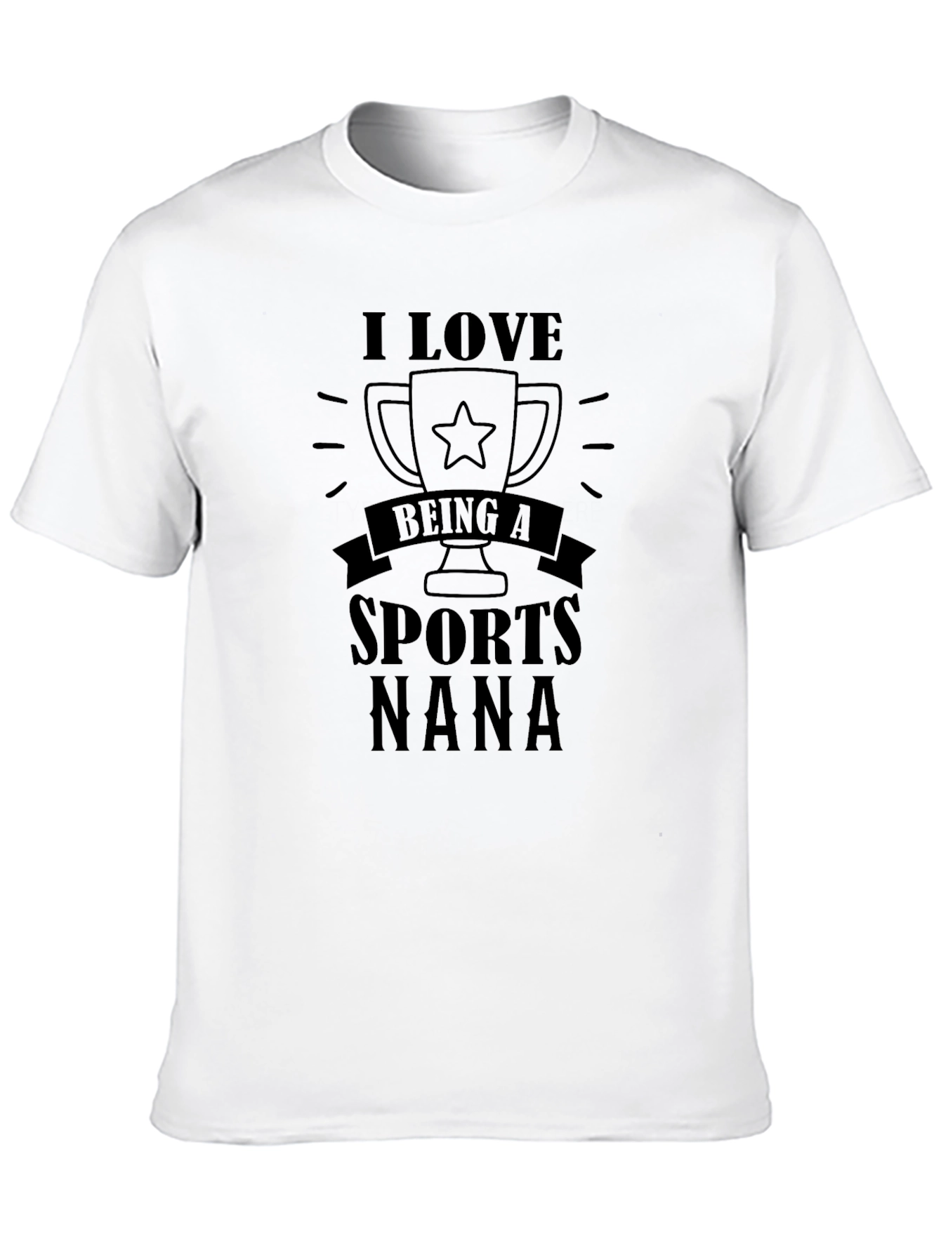 Black I Love Being A Sports Nana T-Shirt view 10