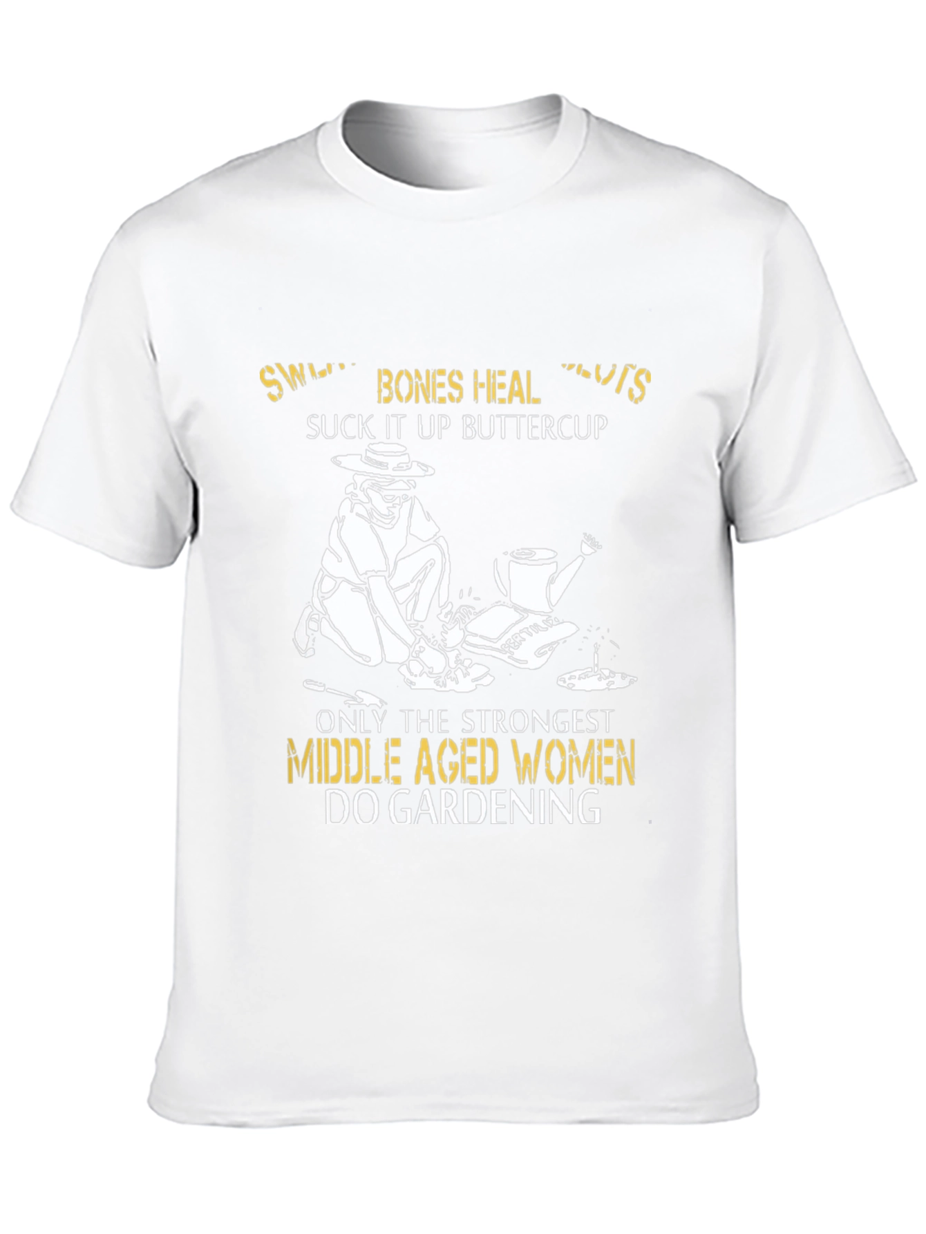 Gardening Women T-Shirt - Strong Middle Aged Design - 10