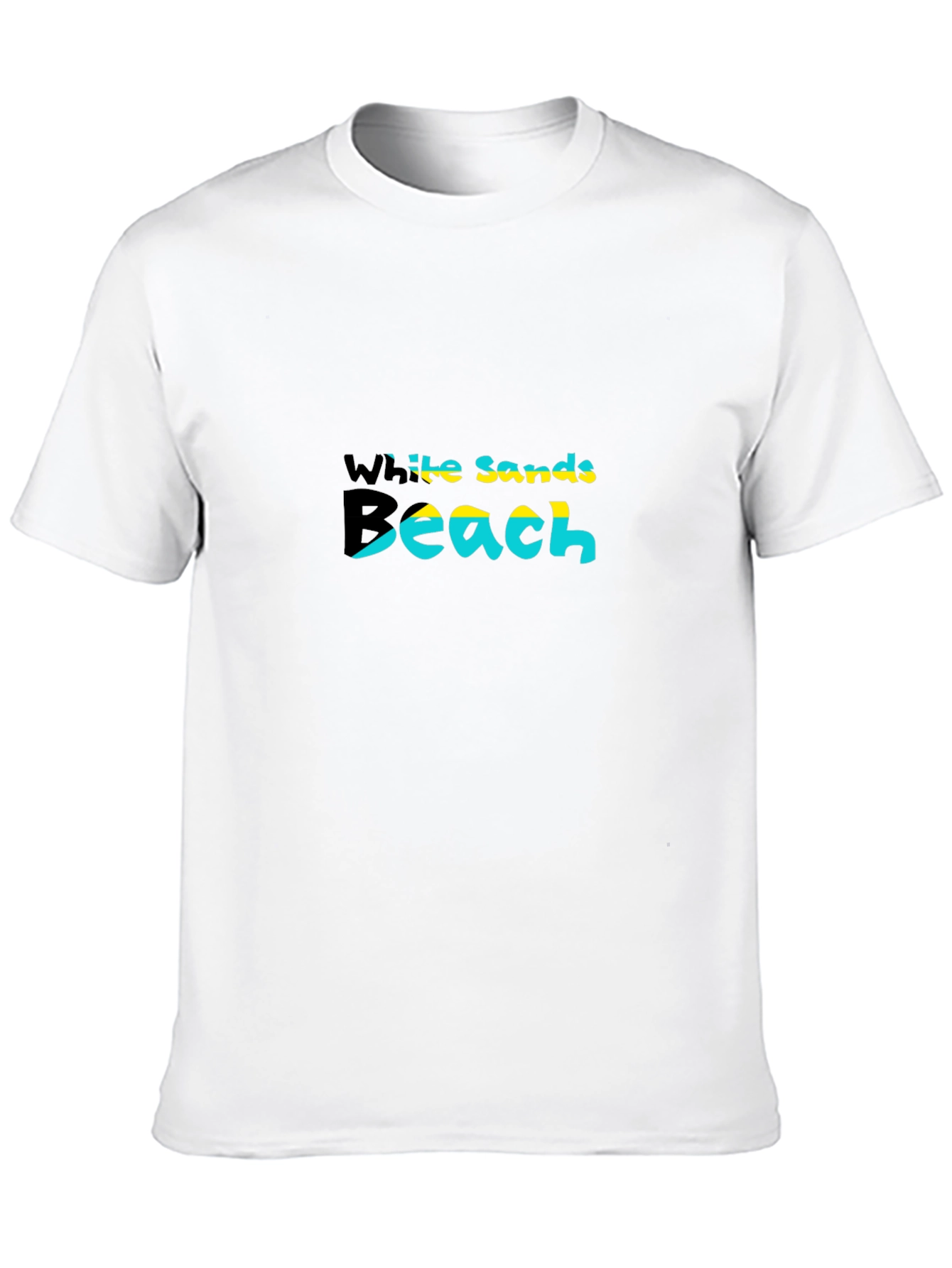 Black White Sands Beach T-Shirt - Summer Vacation Tee view 10