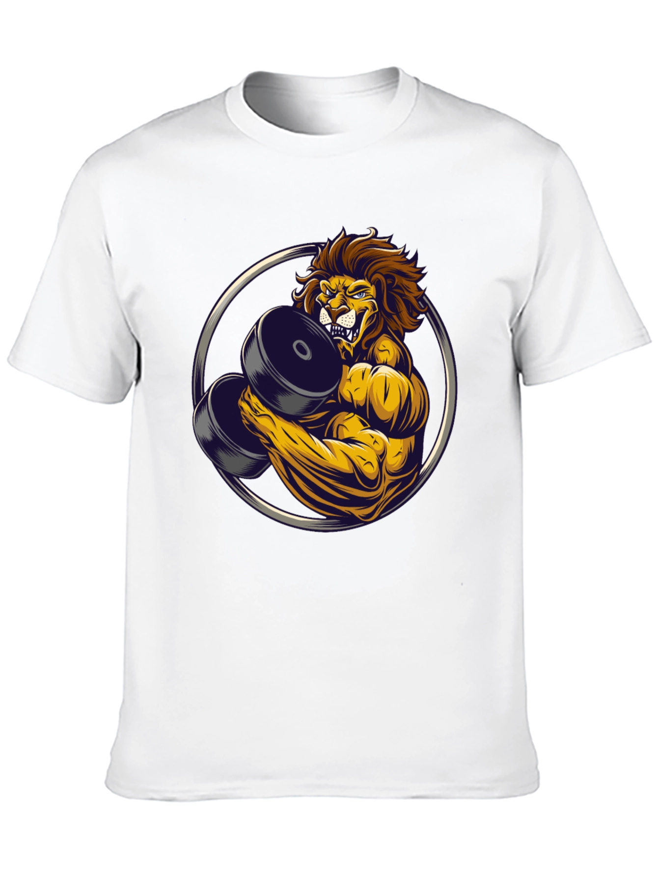 Black Lion Gym Beast Graphic Tee - Black view 10