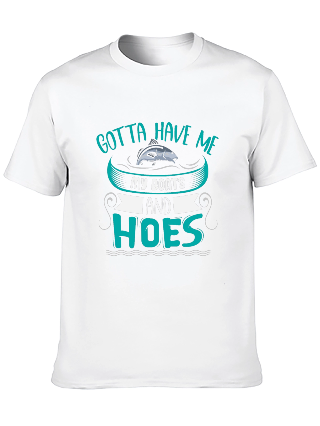 Black Gotta Have Me Boats and Hoes T-Shirt view 10