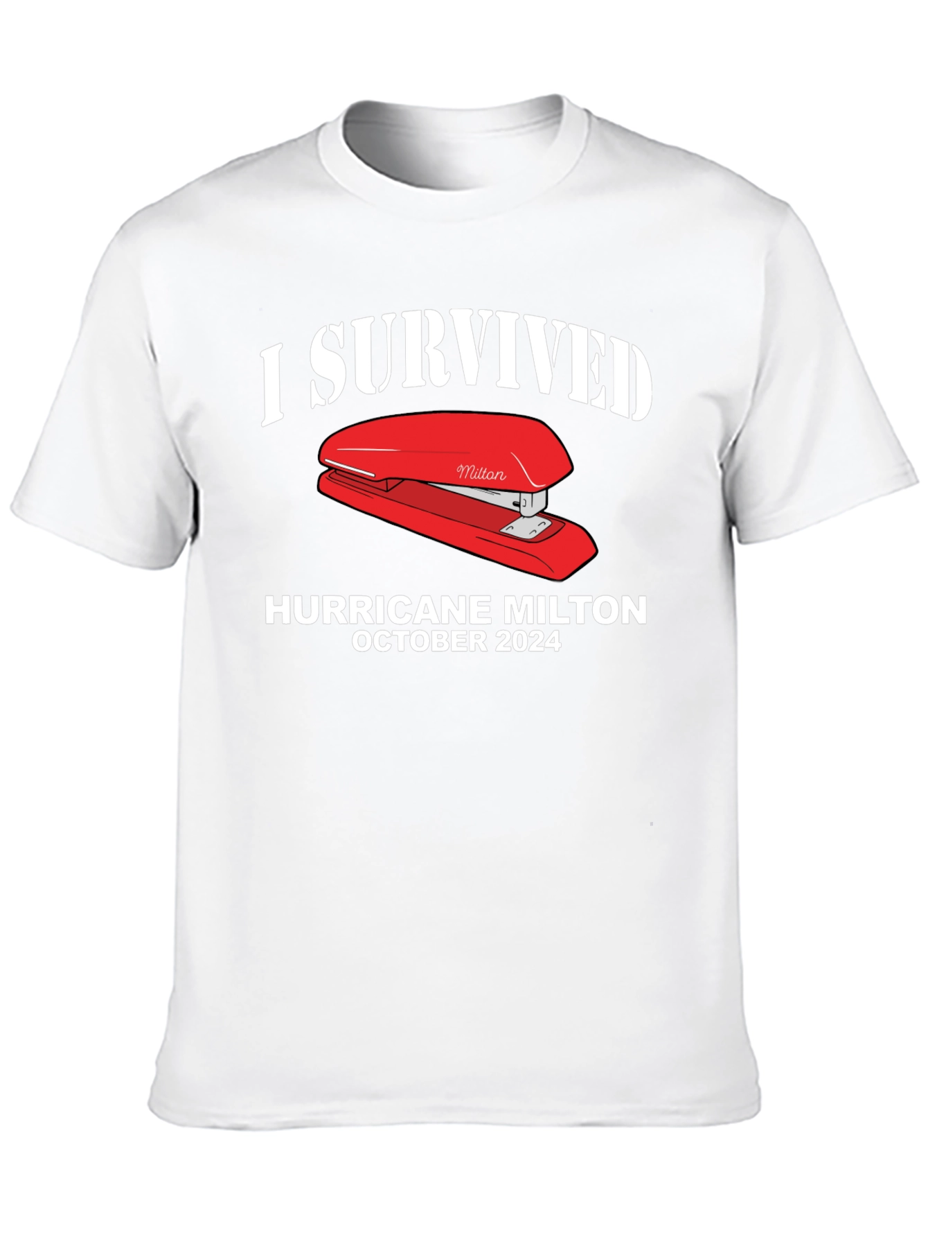 Black I Survived Hurricane Milton October 2024 T-Shirt view 10