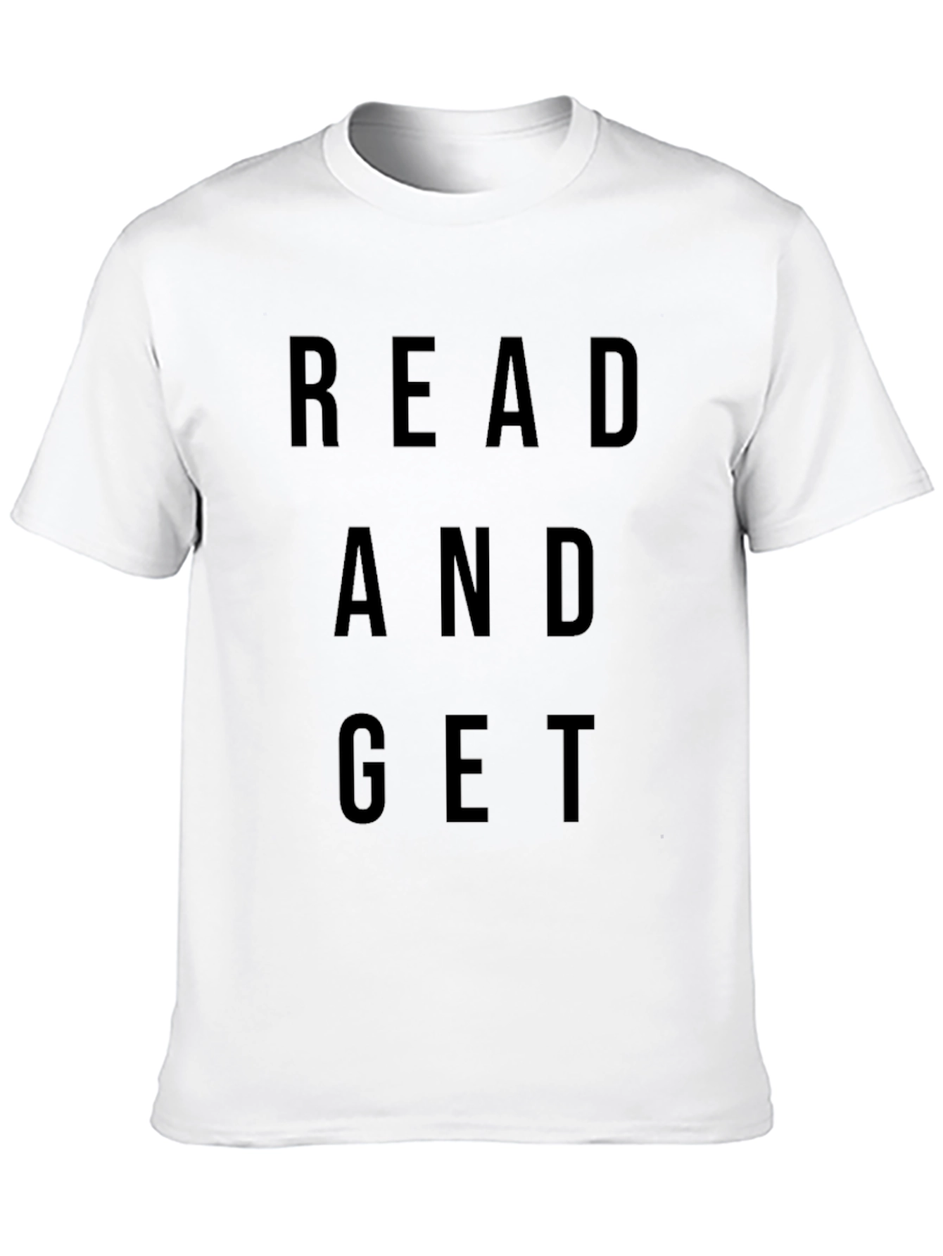 Black Read and Get Black Graphic Tee view 10