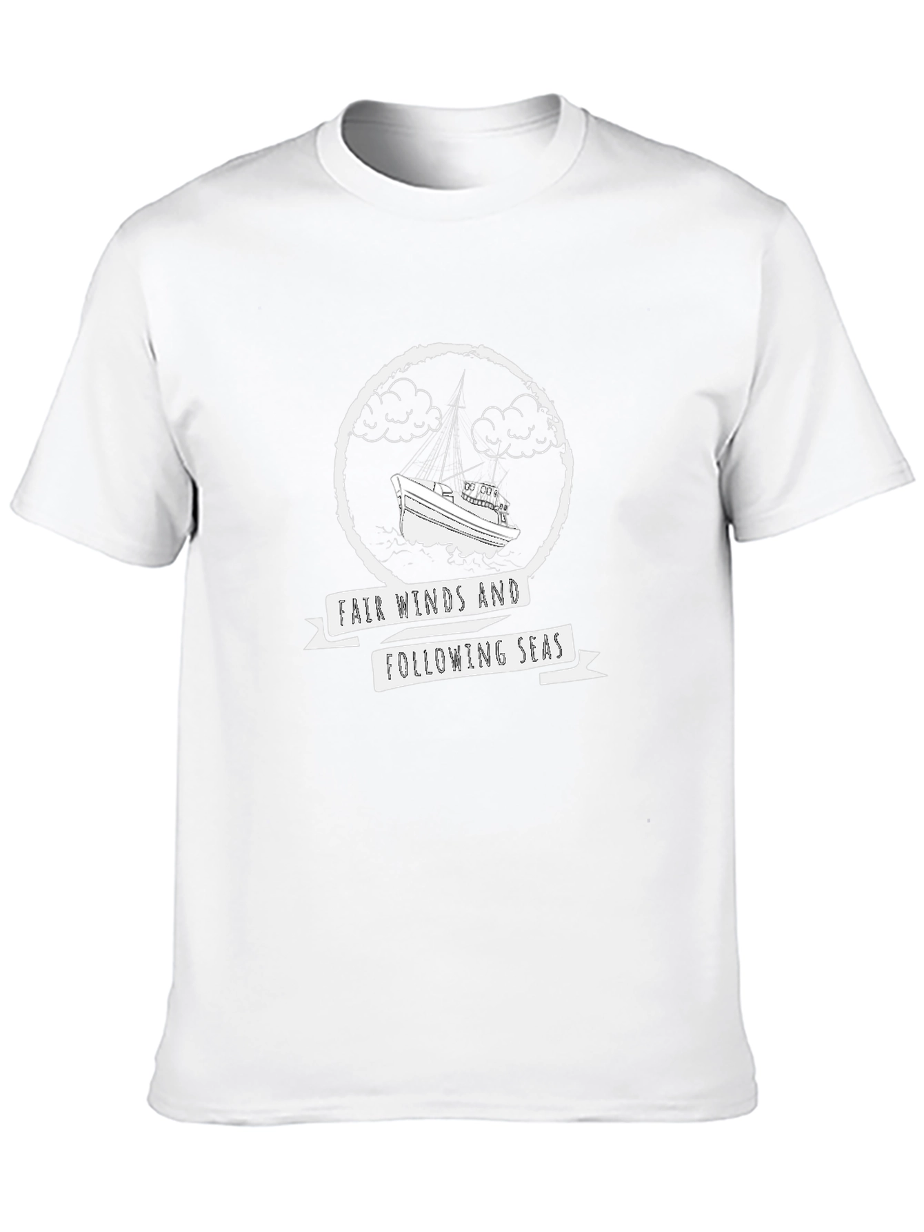 Black Fair Winds and Following Seas Graphic Tee view 10