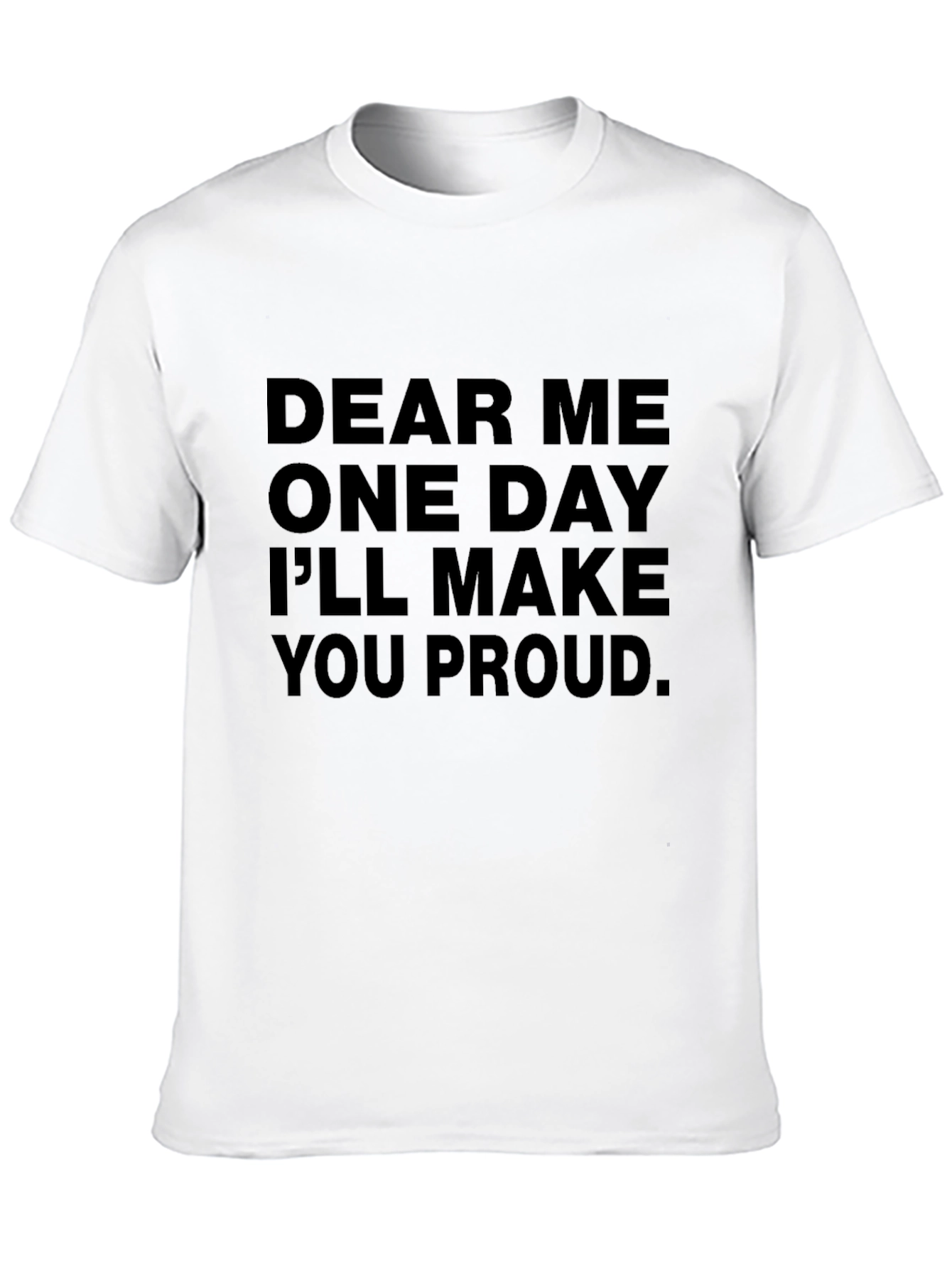 Black Dear Me Graphic Tee - Inspirational T-Shirt view 10