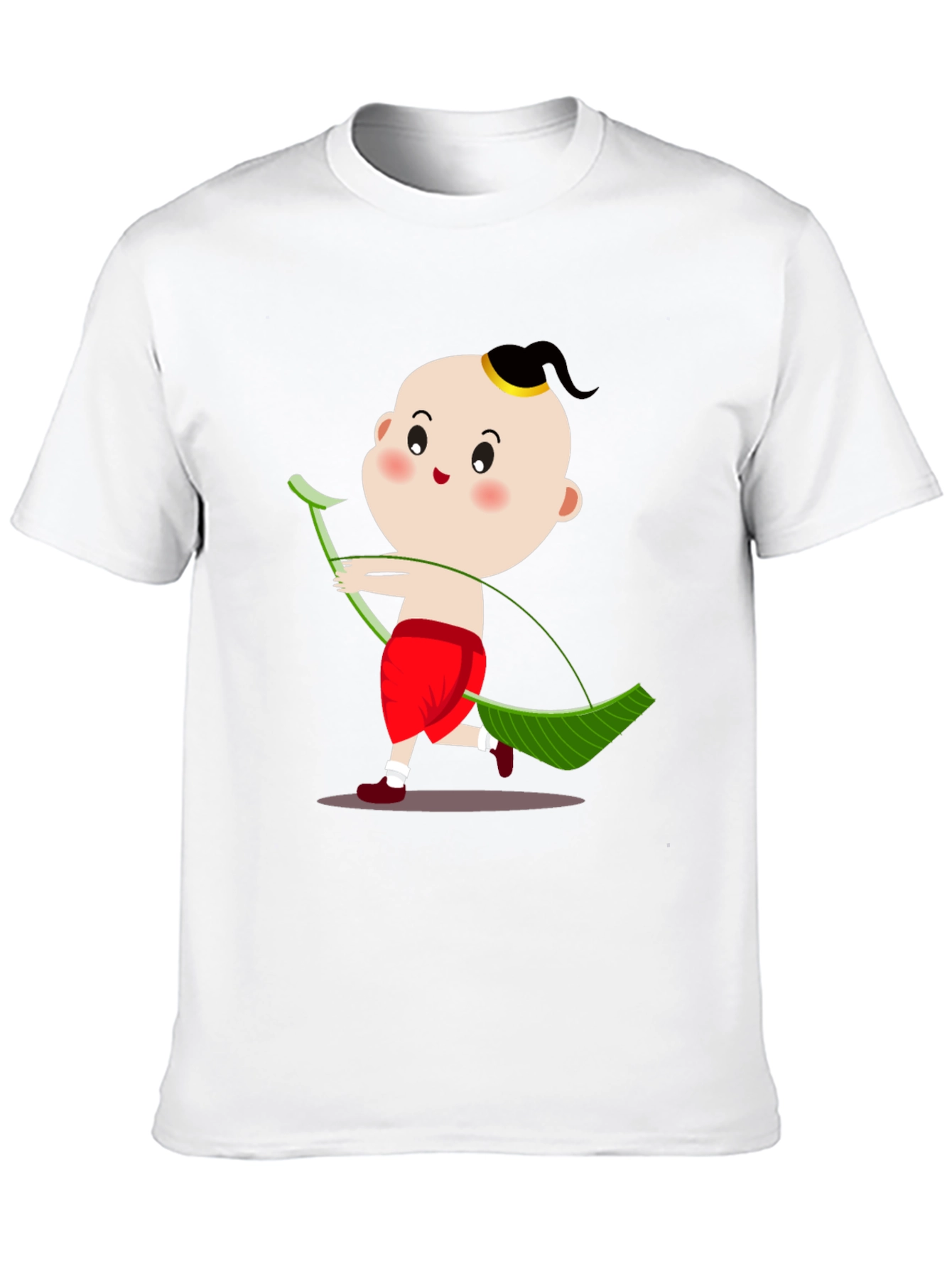 Black Funny Thai Boy Archer Graphic Tee view 10