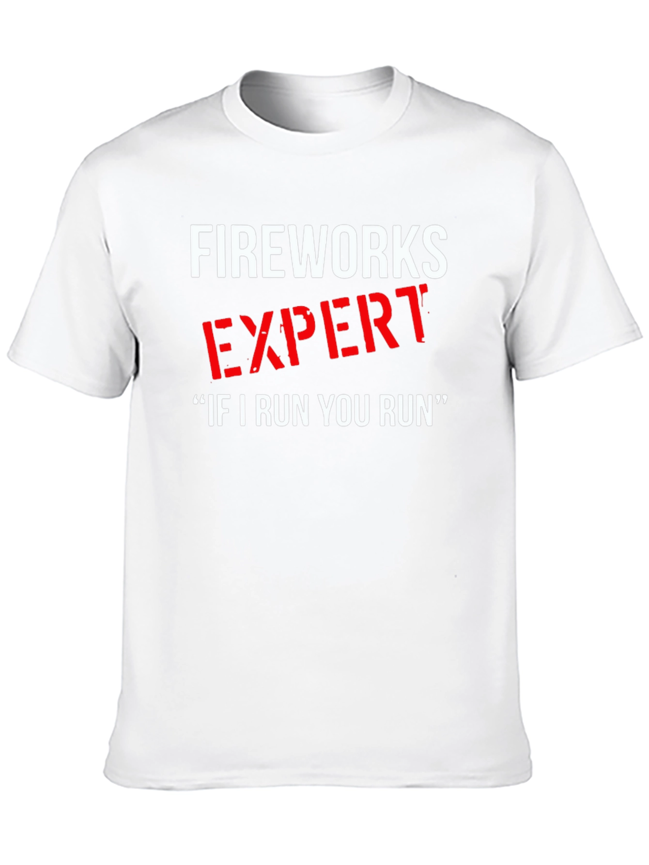 Black Fireworks Expert Novelty Graphic Tee view 10