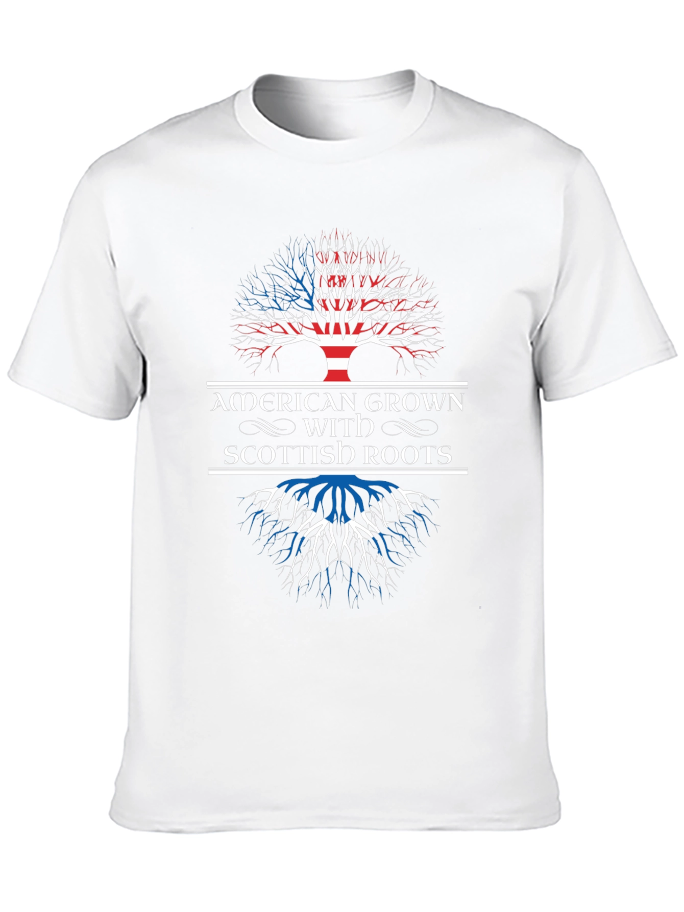 Black American Grown with Scottish Roots T-Shirt view 10