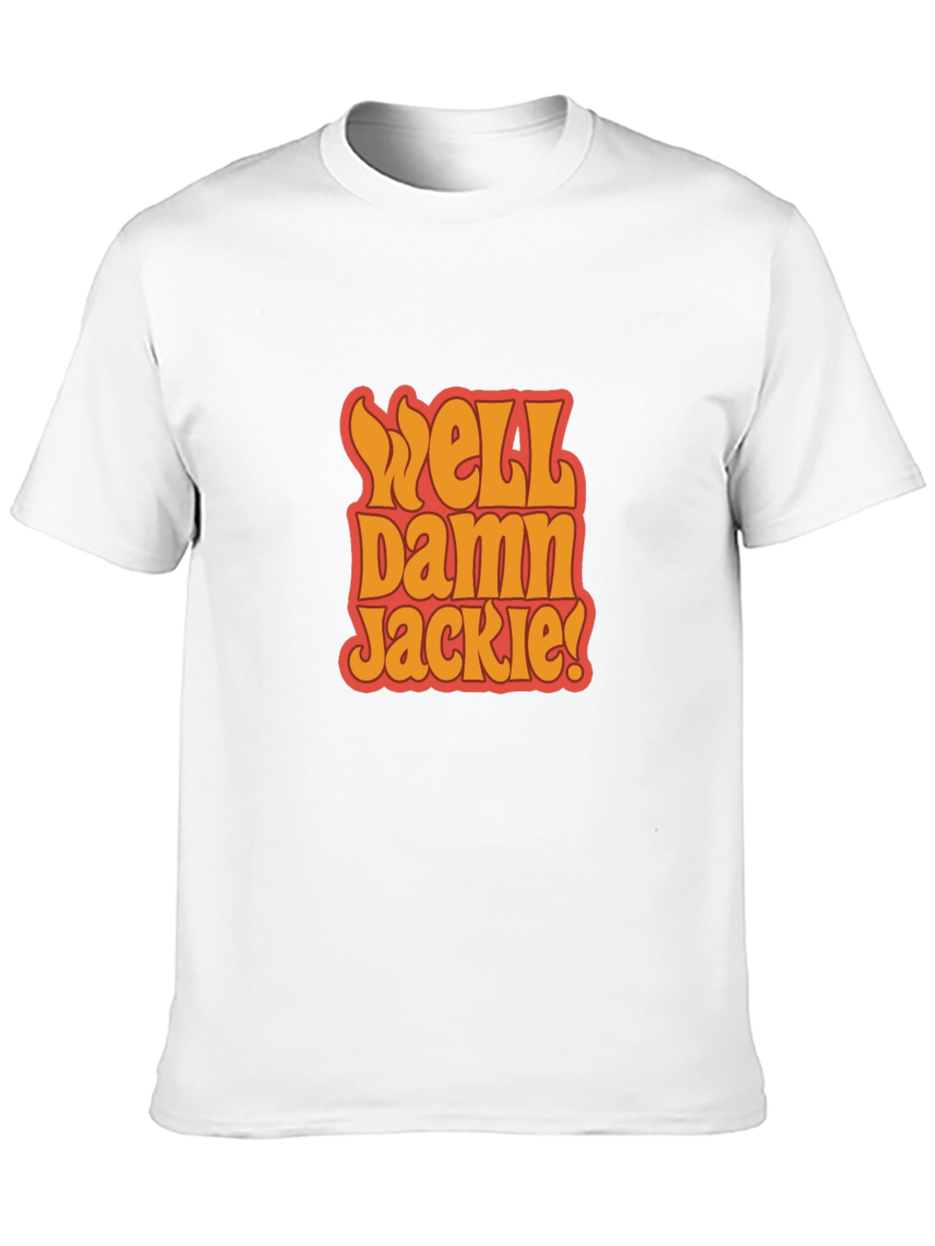 Black Well Damn Jackie! Black Graphic Tee view 10