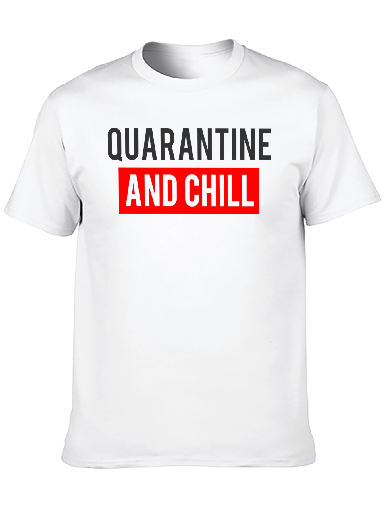 Black Quarantine & Chill Graphic Tee view 10