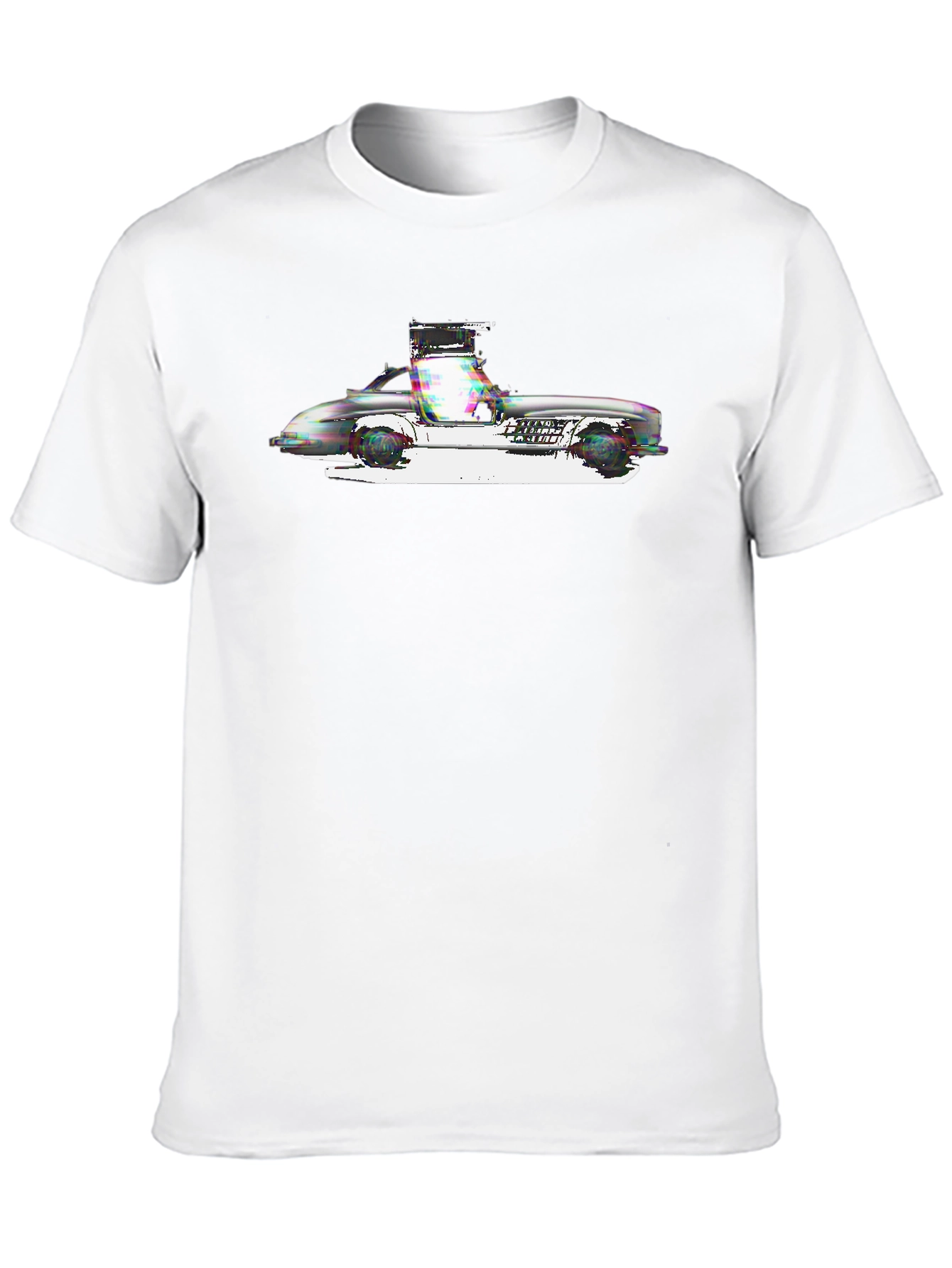 Black Classic Car Graphic Tee - Retro Style view 10