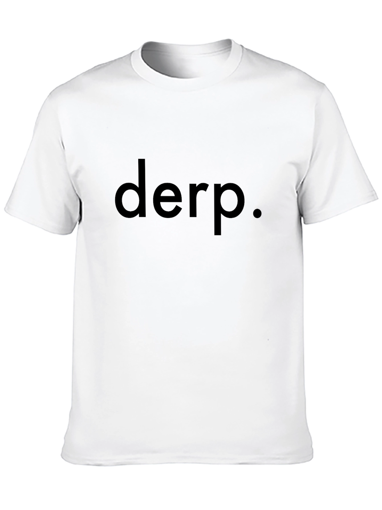 Black Derp Graphic Tee - Funny Slogan T-Shirt view 10