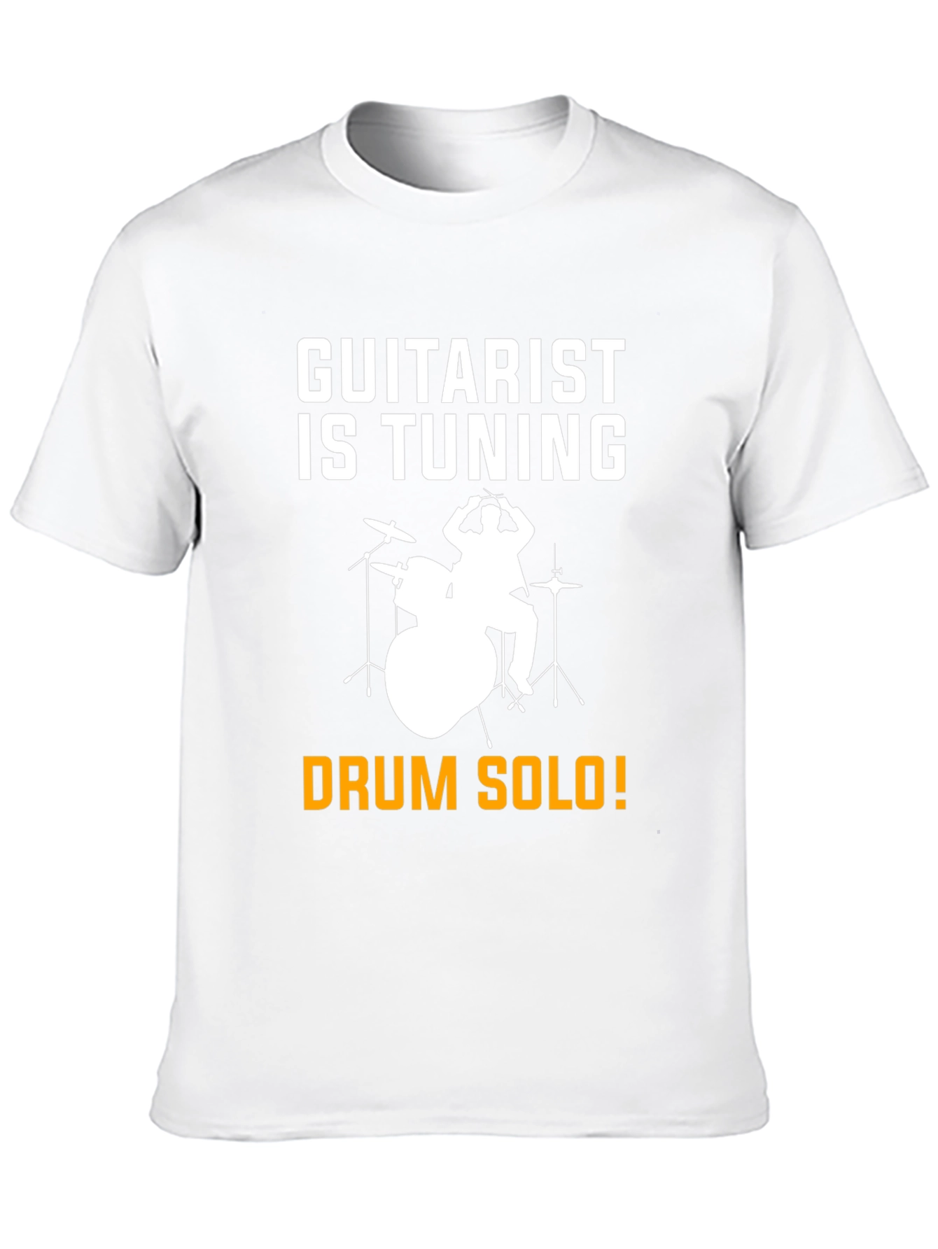 Black Guitarist Tuning T-Shirt Drummer Solo Funny Music Tee view 10