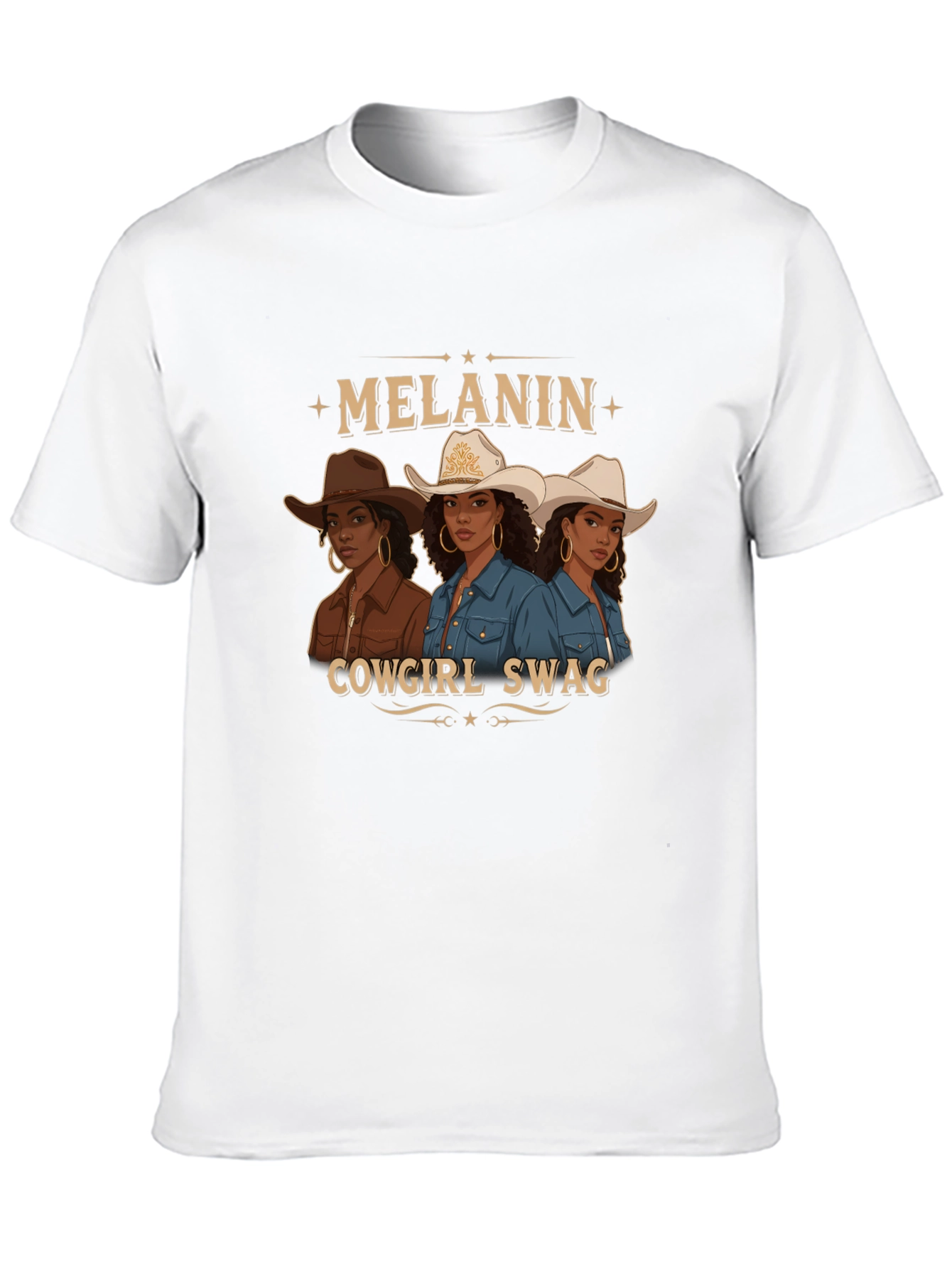 Melanin Cowgirl Swag Graphic Tee - 10